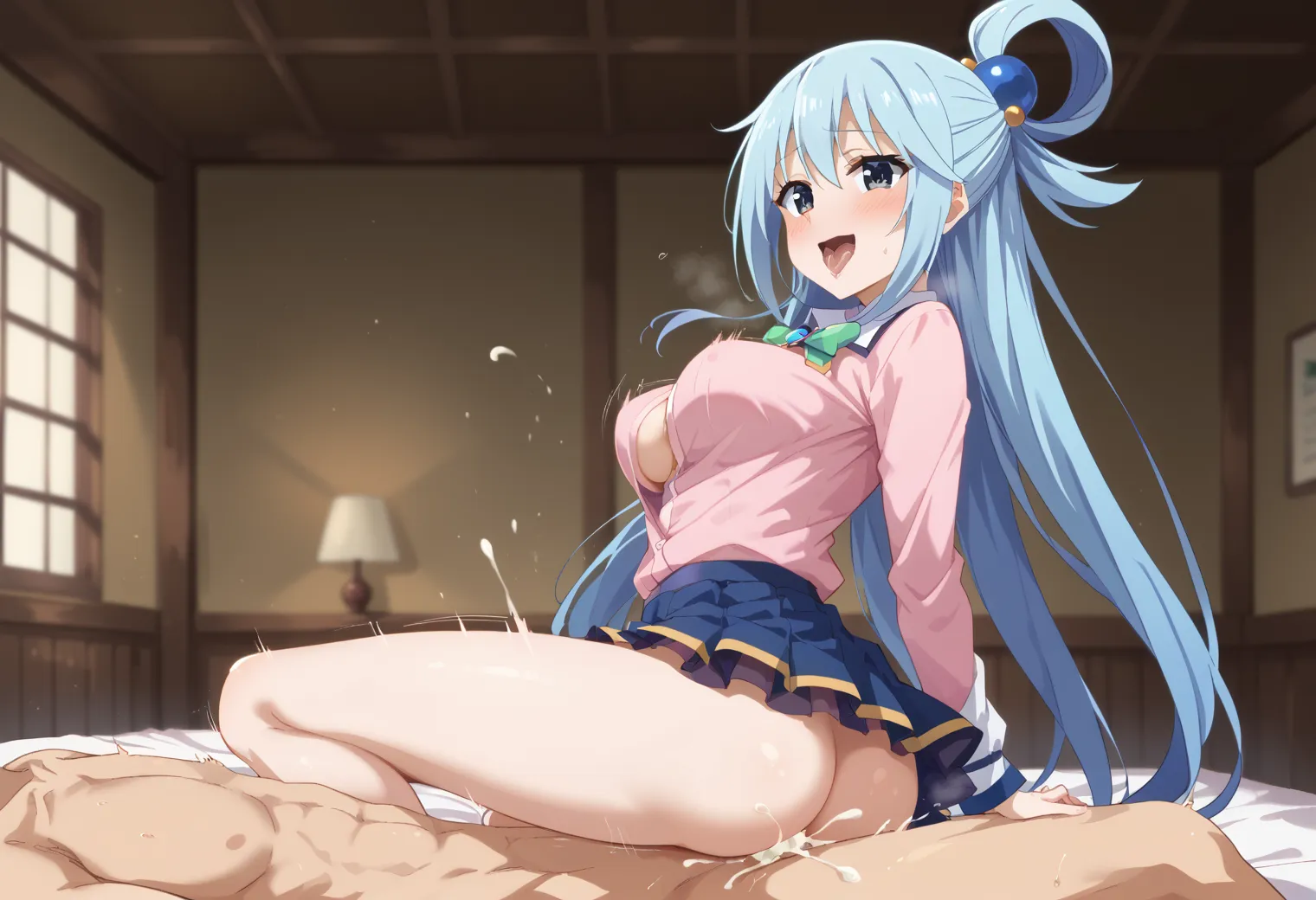 このすばに登場する駄女神なアクアちゃんのエッチなAIイラストエロ画像432枚まとめ！の26枚目の画像です。