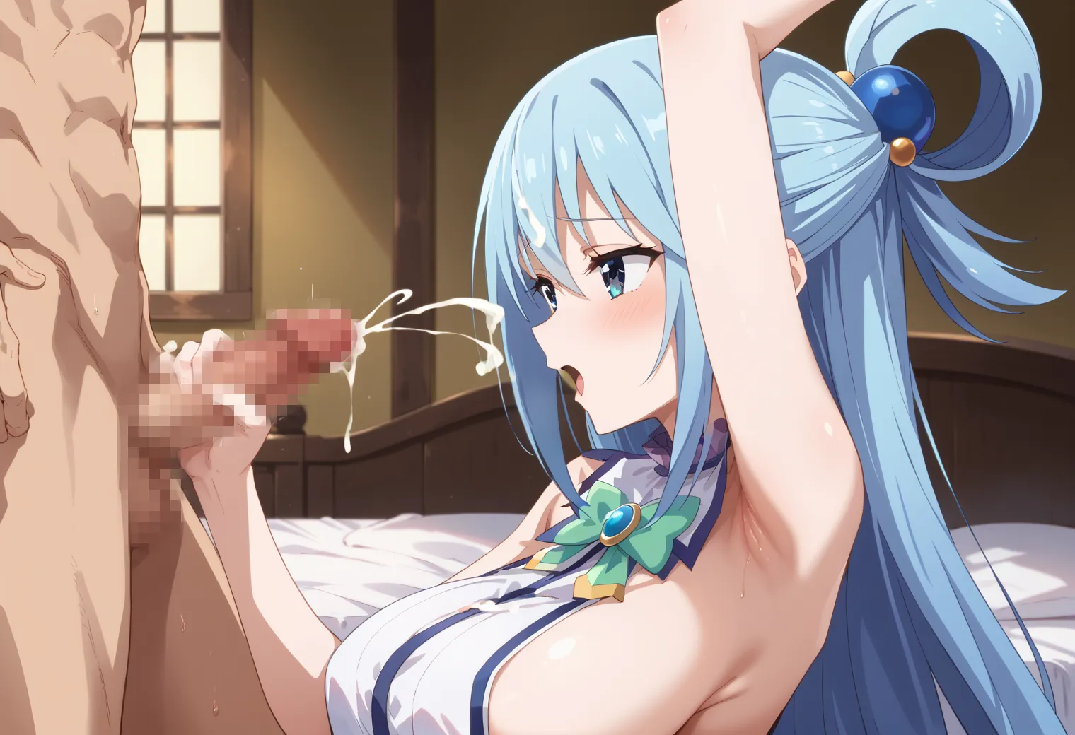 このすばに登場する駄女神なアクアちゃんのエッチなAIイラストエロ画像432枚まとめ！の30枚目の画像です。