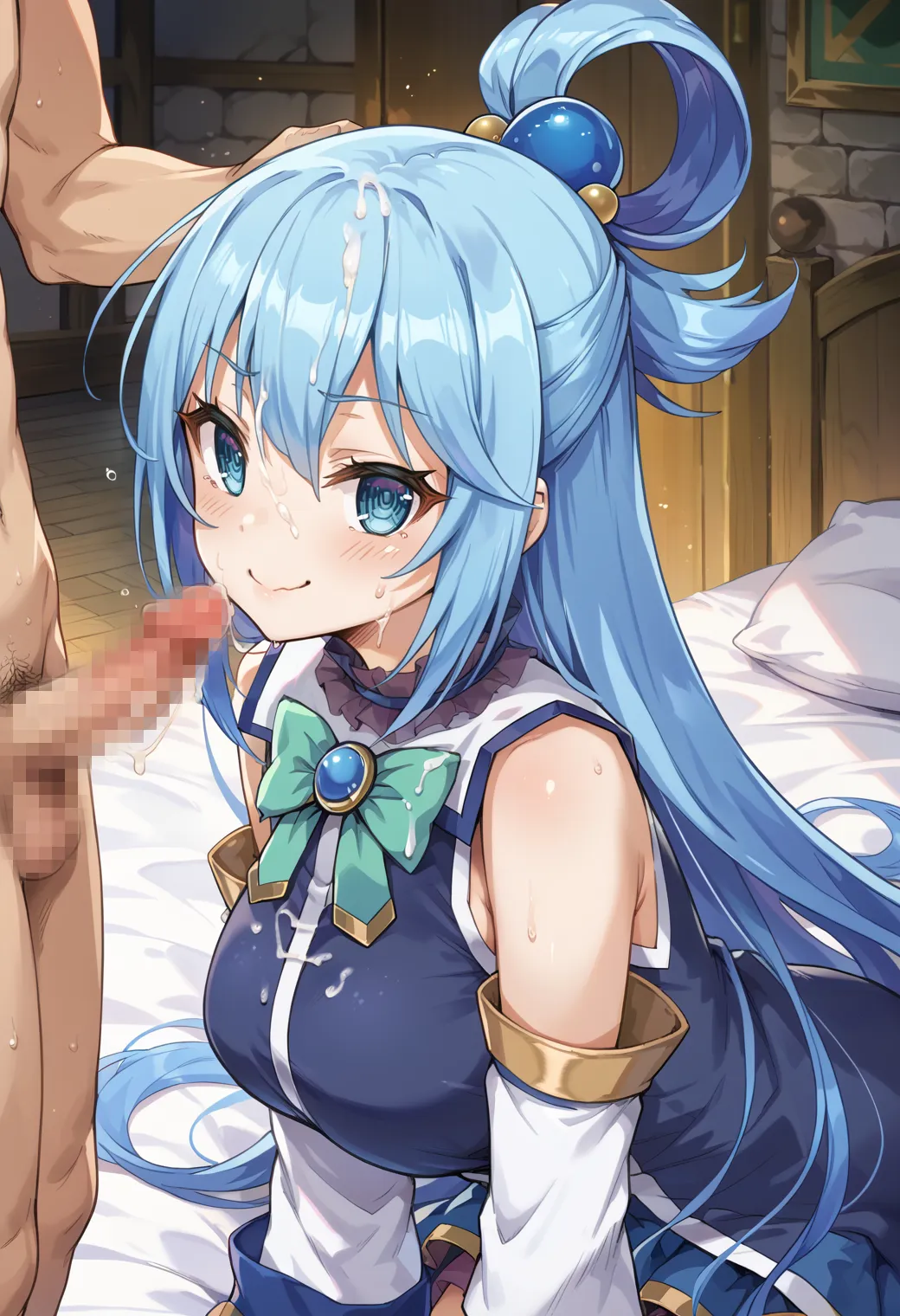 このすばに登場する駄女神なアクアちゃんのエッチなAIイラストエロ画像432枚まとめ！の36枚目の画像です。