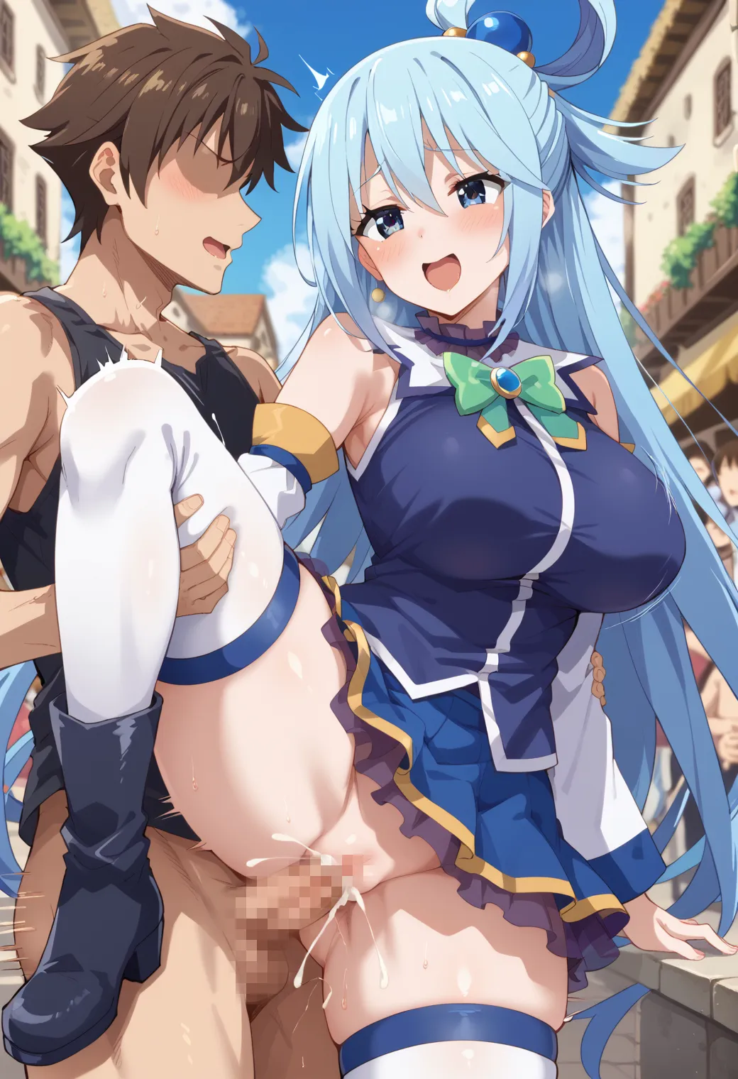 このすばに登場する駄女神なアクアちゃんのエッチなAIイラストエロ画像432枚まとめ！(5ページ目)の24枚目の画像です。