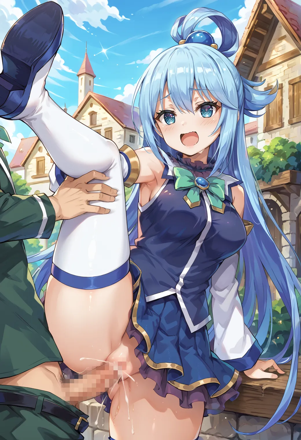 このすばに登場する駄女神なアクアちゃんのエッチなAIイラストエロ画像432枚まとめ！(2ページ目)の17枚目の画像です。