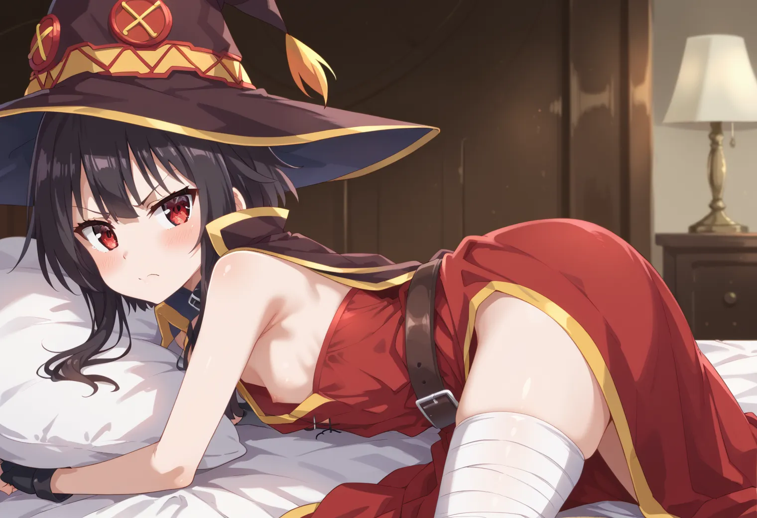 このすばに登場する爆裂ロリ魔法少女なめぐみんちゃんのエッチなAIイラストエロ画像354枚まとめ！(5ページ目)の31枚目の画像です。