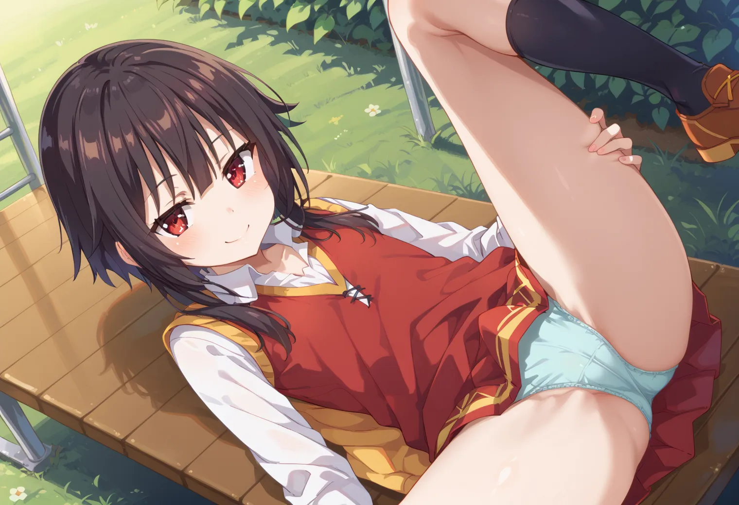 このすばに登場する爆裂ロリ魔法少女なめぐみんちゃんのエッチなAIイラストエロ画像354枚まとめ！(8ページ目) 16번째 이미지입니다.