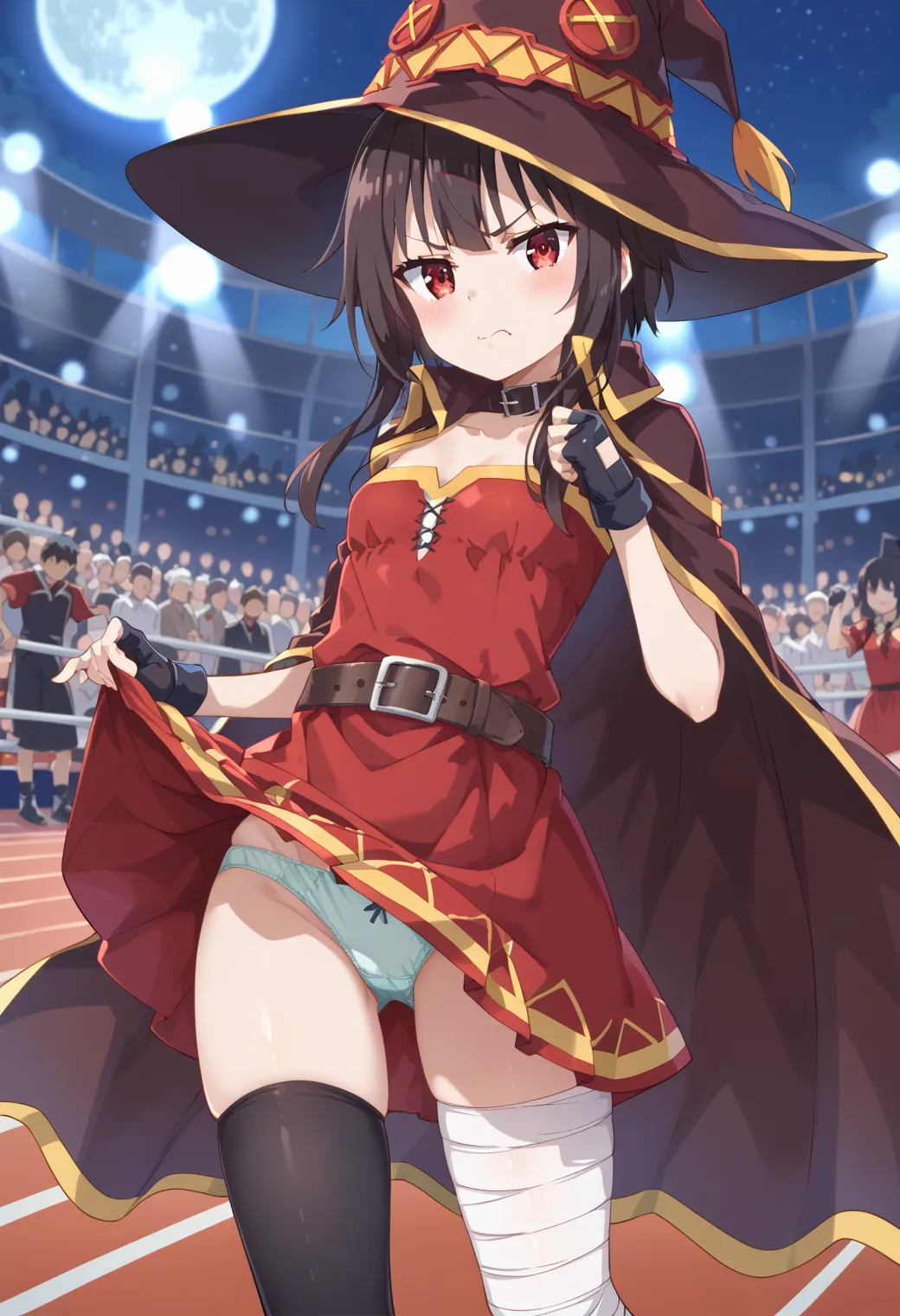 このすばに登場する爆裂ロリ魔法少女なめぐみんちゃんのエッチなAIイラストエロ画像354枚まとめ！の19枚目の画像です。