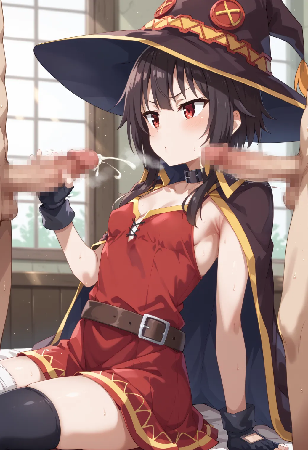このすばに登場する爆裂ロリ魔法少女なめぐみんちゃんのエッチなAIイラストエロ画像354枚まとめ！(8ページ目) 23번째 이미지입니다.