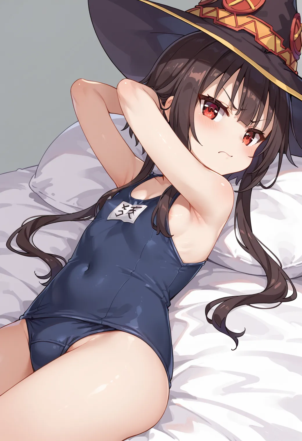 このすばに登場する爆裂ロリ魔法少女なめぐみんちゃんのエッチなAIイラストエロ画像354枚まとめ！(8ページ目) 3번째 이미지입니다.