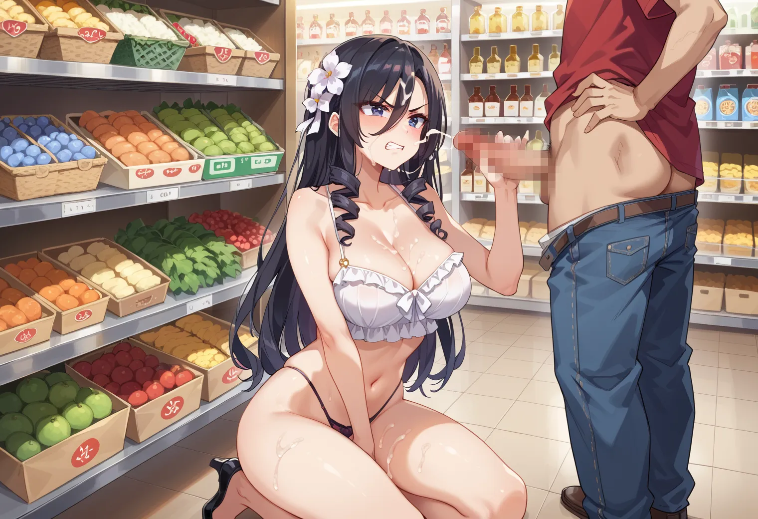 最近のAIで生成した二次元の女の子がペニスをしごく画像がシコ過ぎるから一回見てくれ！ｗｗｗ（画像511枚）の39枚目の画像です。