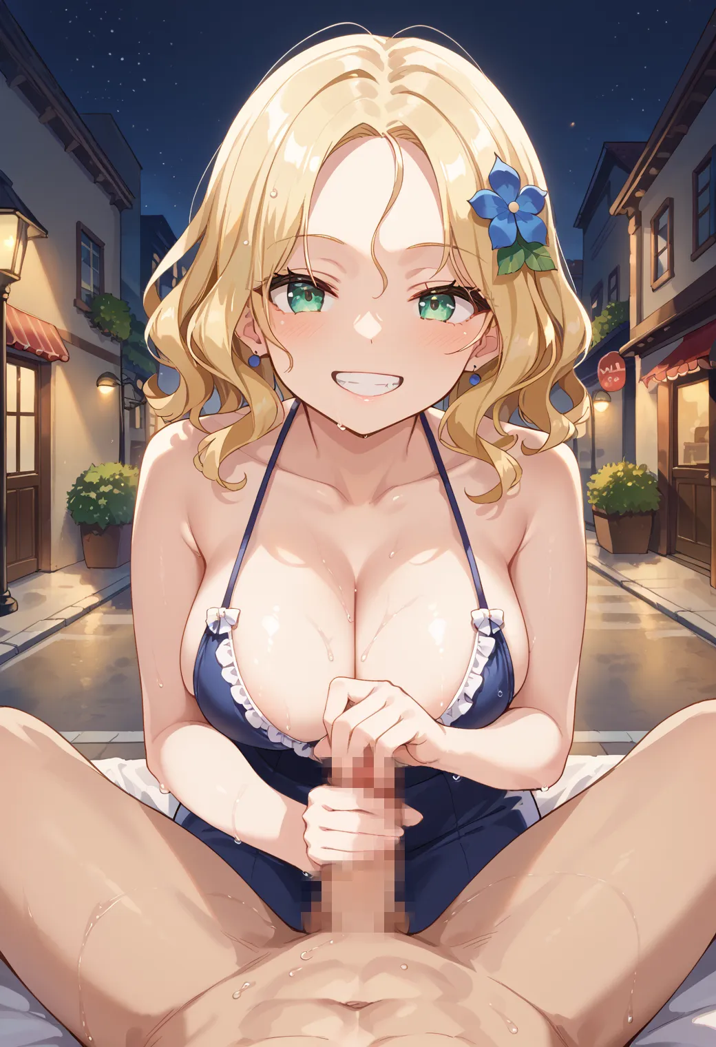 最近のAIで生成した二次元の女の子がペニスをしごく画像がシコ過ぎるから一回見てくれ！ｗｗｗ（画像511枚）の13枚目の画像です。