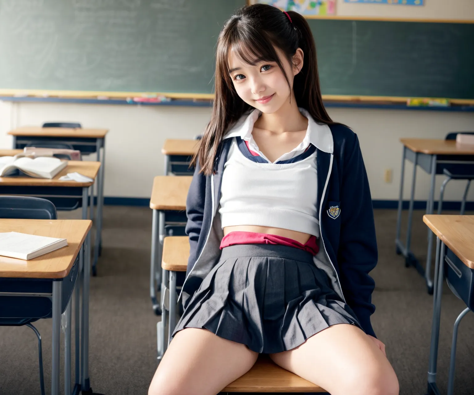 今話題の生成AIで可愛い美少女に服を着させると裸よりエロい？！と話題にｗｗｗ（画像320枚）(7ページ目)の12枚目の画像です。