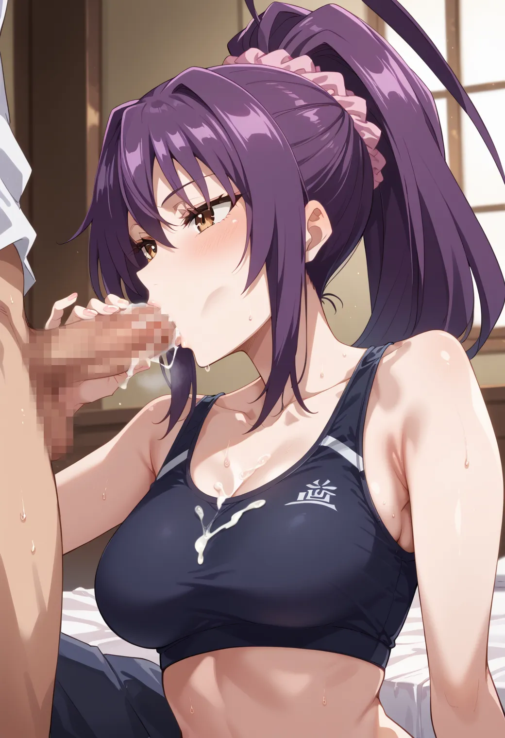 最近のAIで生成した二次元の女の子が口でペニスを咥える画像がシコ過ぎるから一回見てくれ！ｗｗｗ（画像427枚）(8ページ目)の7枚目の画像です。