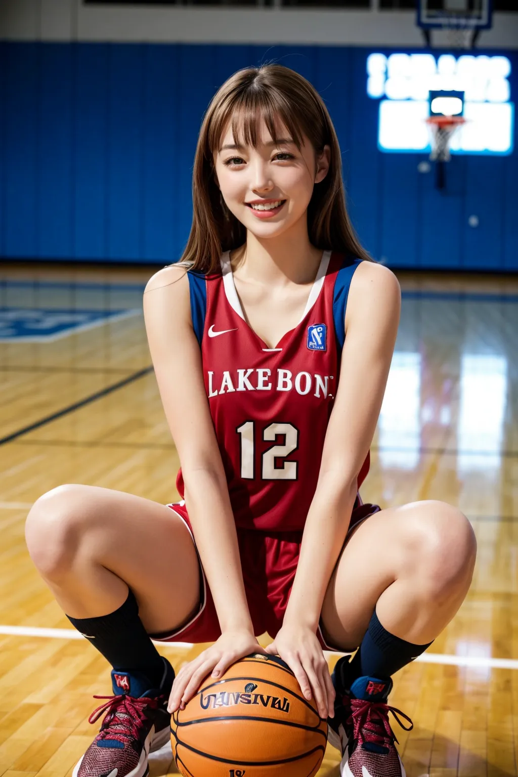 バスケットボールをしているエッチな美女達をよく見たらおっぱいモロ出し？！なAIエロ画像256枚まとめ！(6ページ目) 10張圖片