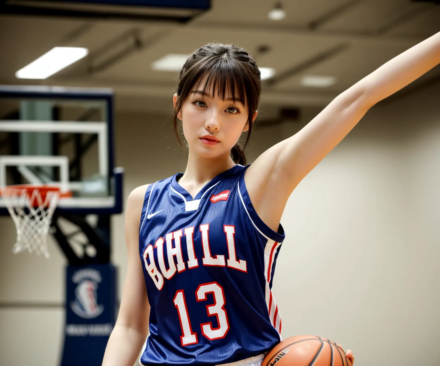 バスケットボールをしているエッチな美女達をよく見たらおっぱいモロ出し？！なAIエロ画像256枚まとめ！(6ページ目) 37張圖片