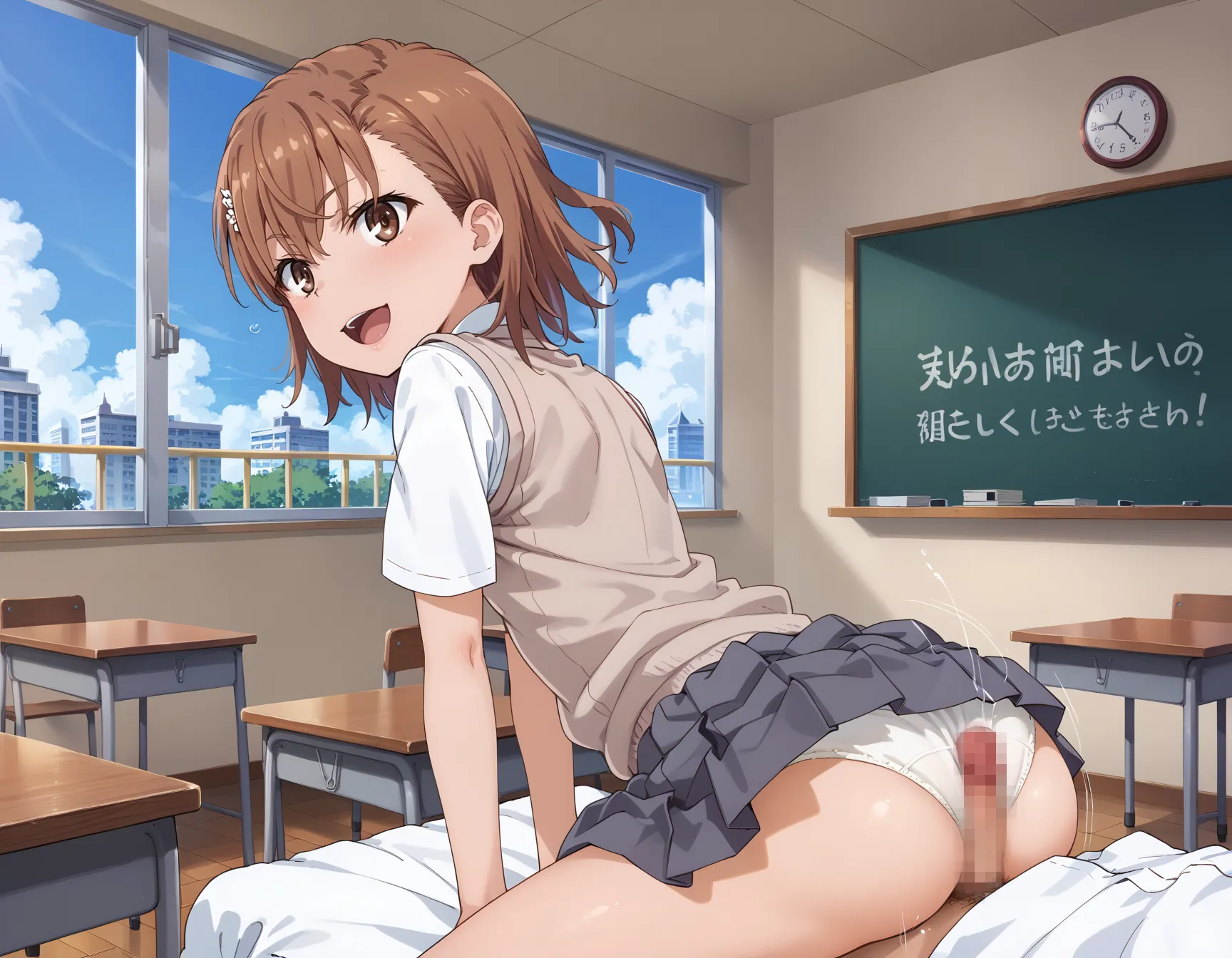 とある科学の超電磁砲に登場するみことちゃんのエッチなAIイラスト画像440枚まとめ！(3ページ目) 9 image