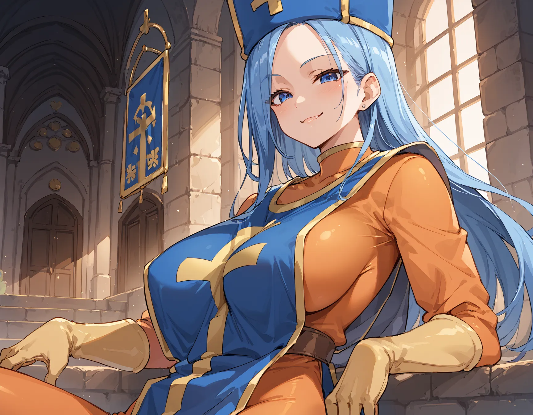 ドラゴンクエスト3に登場するそうりょちゃんのAIイラストエロ画像360枚まとめ！(5ページ目) 12枚目の画像です。