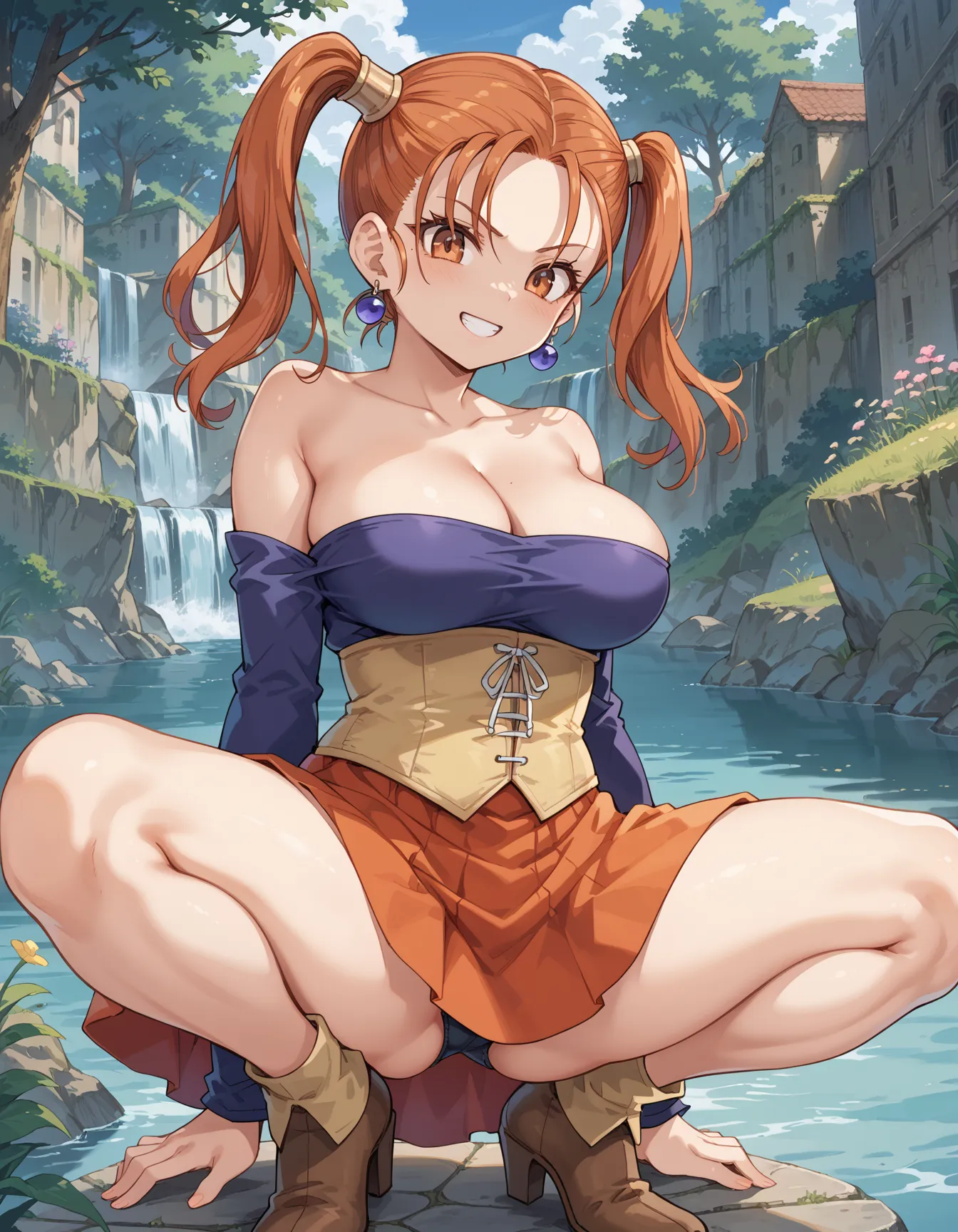 ドラゴンクエストⅧに登場するゼシカ・アルバートちゃんのAIイラストエロ画像420枚まとめ！(9ページ目) 8枚目の画像です。