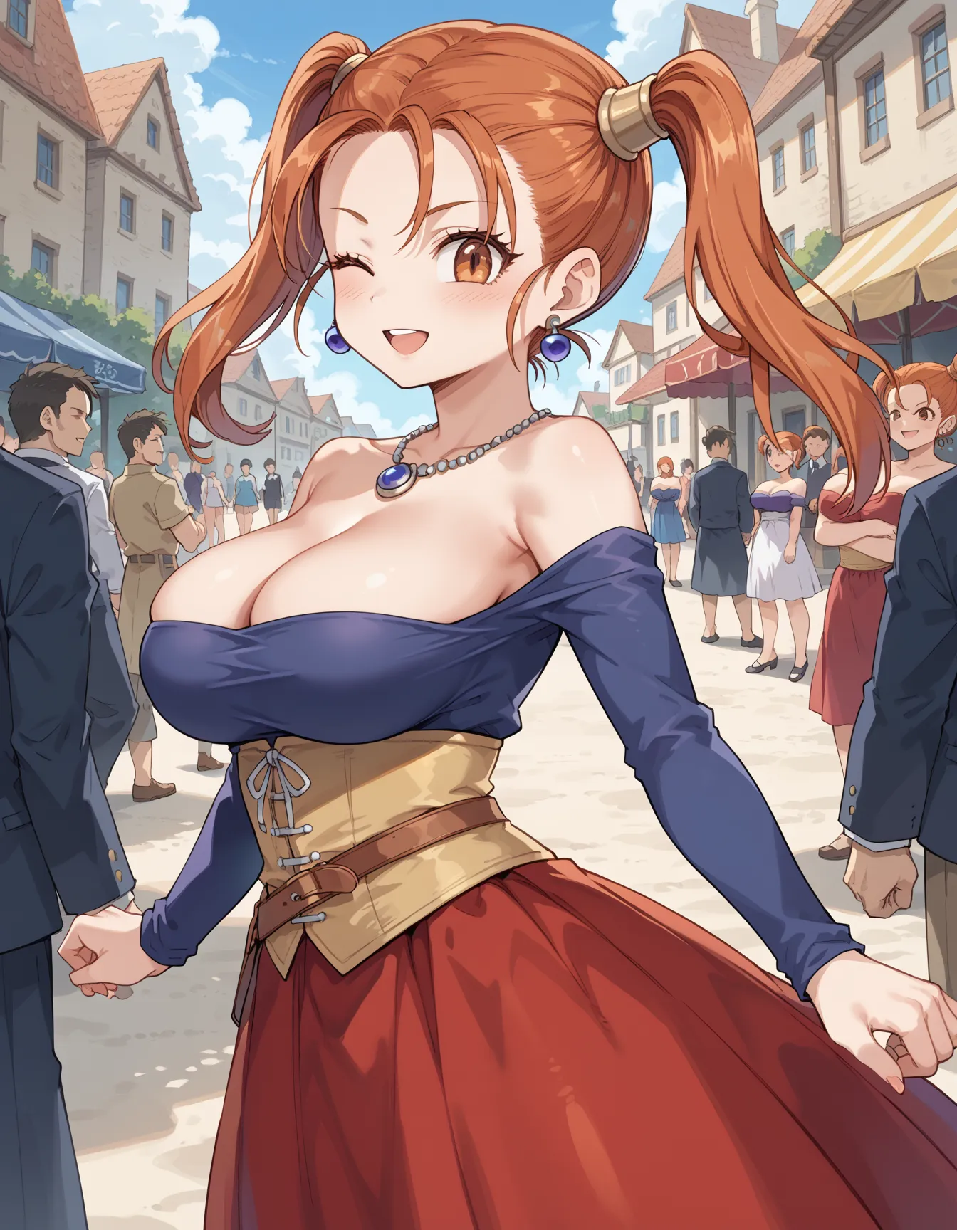 ドラゴンクエストⅧに登場するゼシカ・アルバートちゃんのAIイラストエロ画像420枚まとめ！の6枚目の画像です。