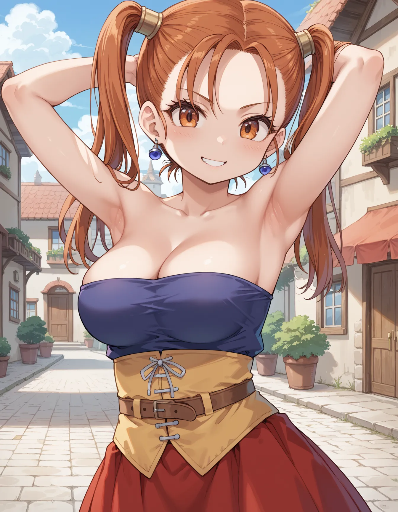 ドラゴンクエストⅧに登場するゼシカ・アルバートちゃんのAIイラストエロ画像420枚まとめ！(4ページ目)の20枚目の画像です。