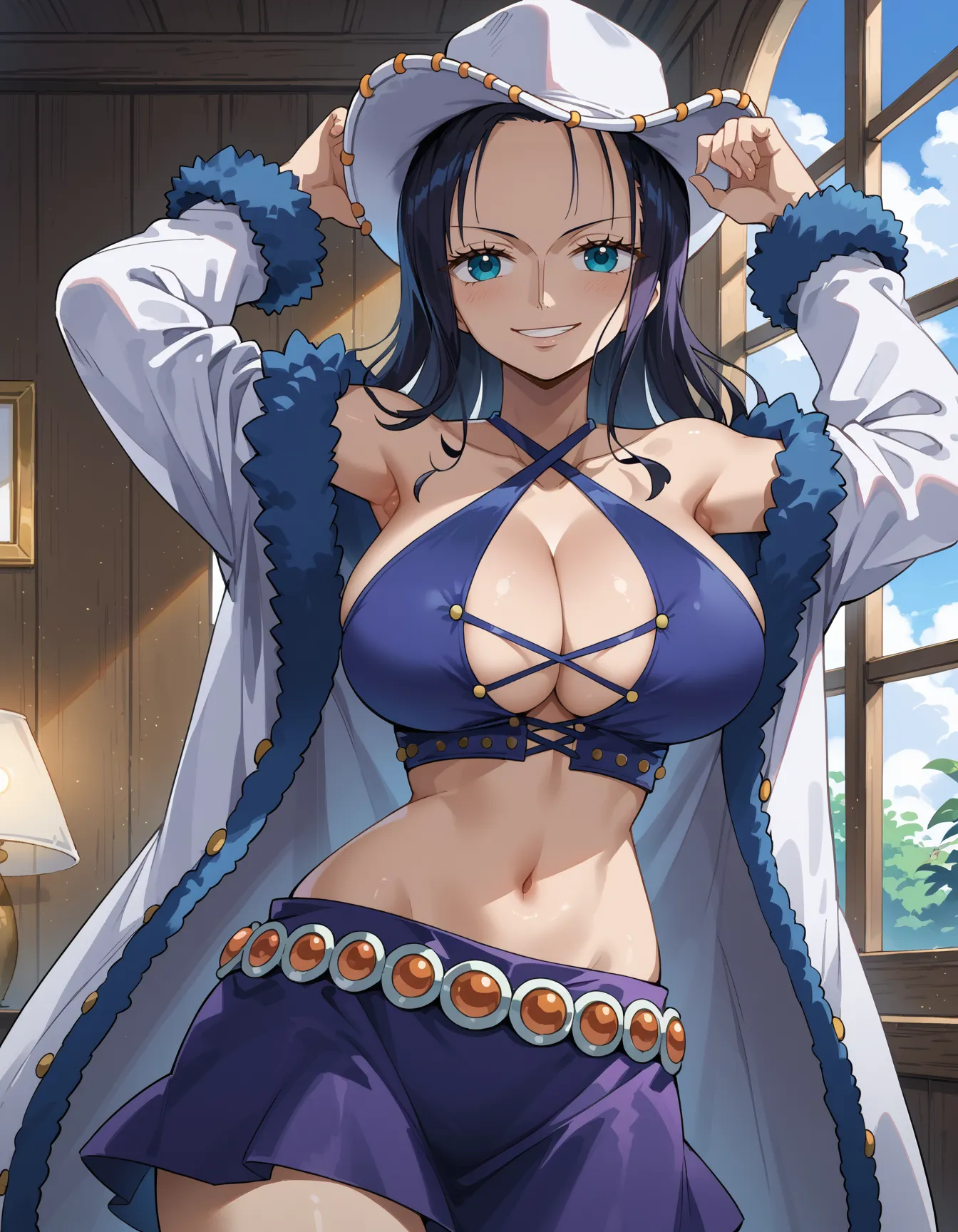 ワンピースに登場するロビンちゃんのエッチ度増し増しなAI画像500枚まとめ！の33枚目の画像です。
