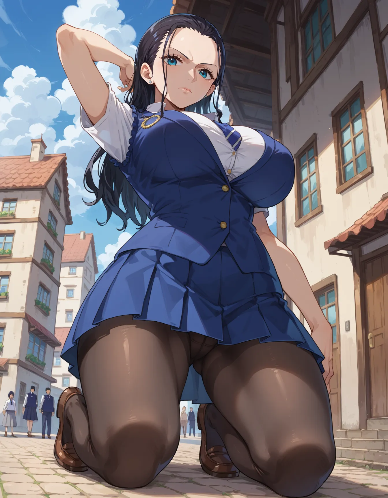 ワンピースに登場するロビンちゃんのエッチ度増し増しなAI画像500枚まとめ！の8枚目の画像です。