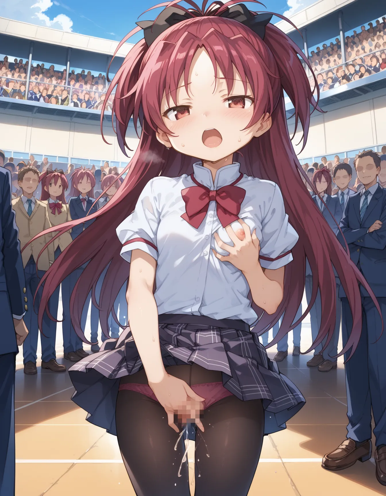 まどマギに登場する佐倉杏子ちゃんAI画像400枚！(6ページ目) 12 image