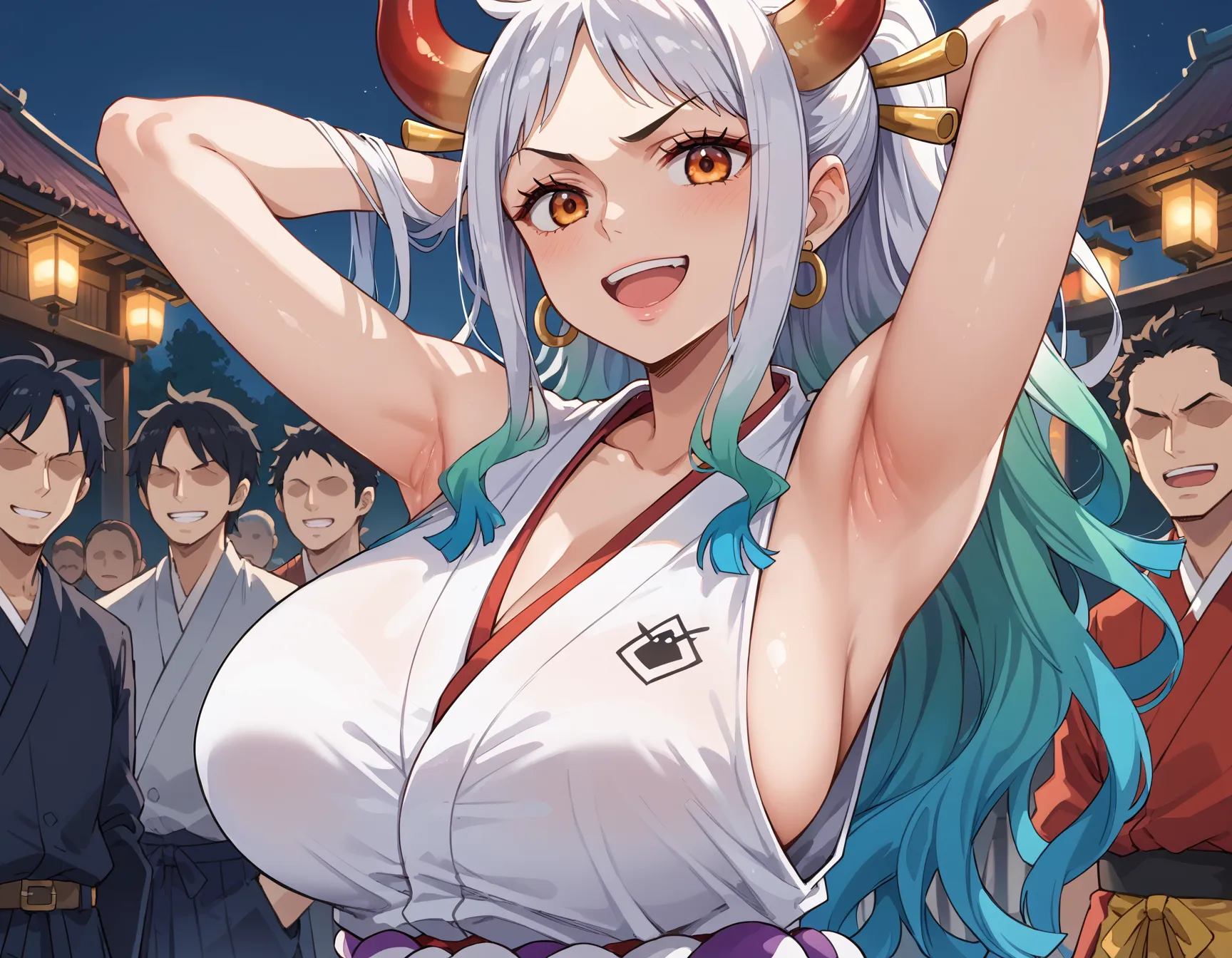 ワンピースに登場するヤマトのエッチ度増し増しなAI画像500枚まとめ！(7ページ目)の17枚目の画像です。