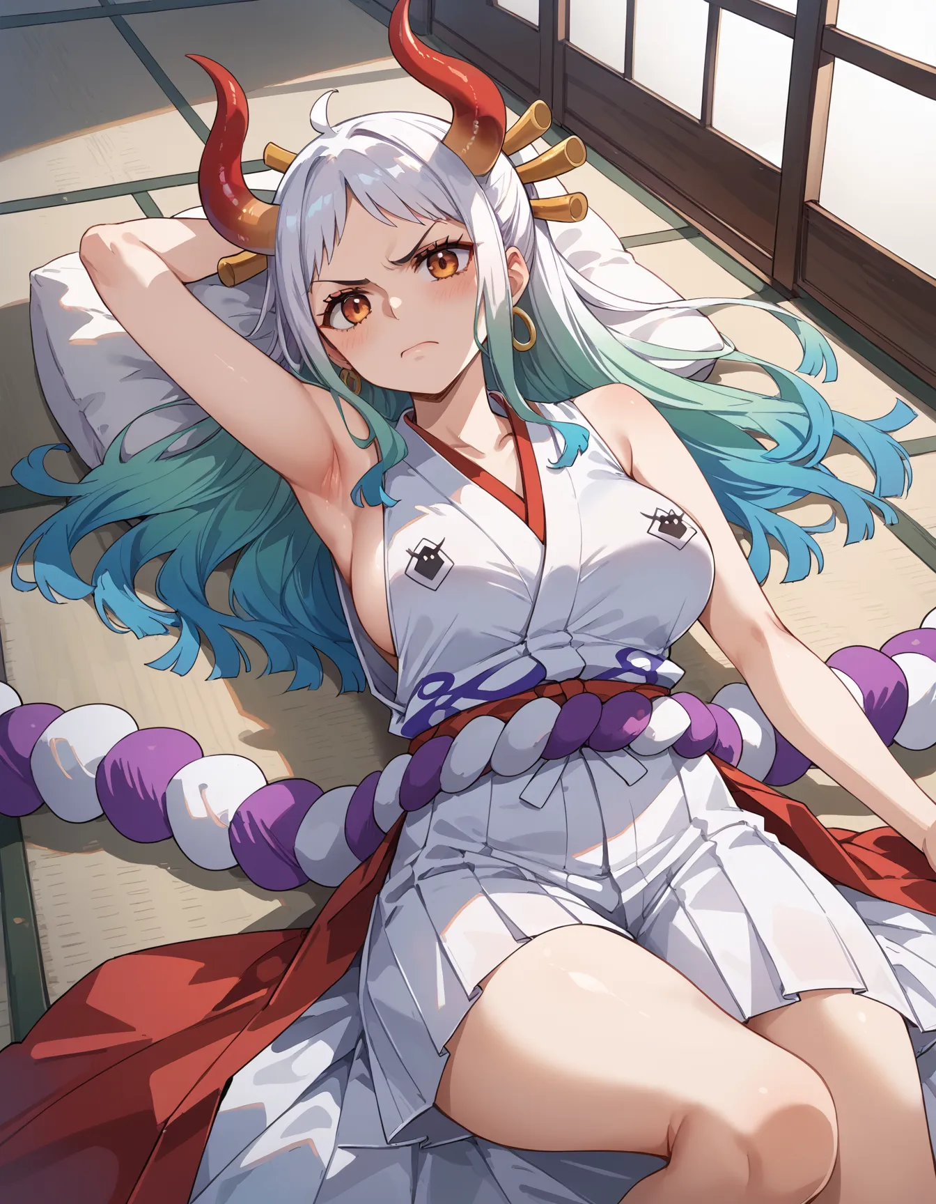 ワンピースに登場するヤマトのエッチ度増し増しなAI画像500枚まとめ！の30枚目の画像です。