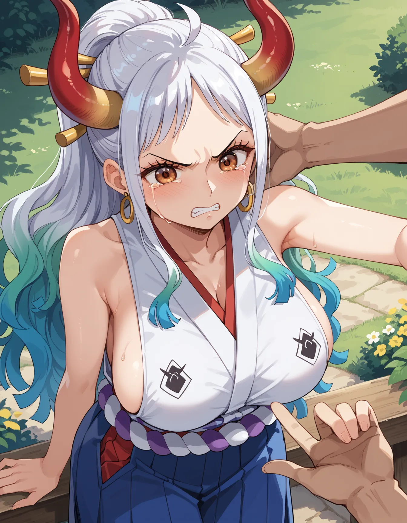 ワンピースに登場するヤマトのエッチ度増し増しなAI画像500枚まとめ！(9ページ目)の8枚目の画像です。