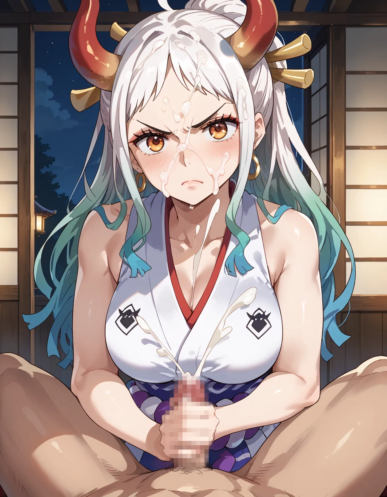 ワンピースに登場するヤマトのエッチ度増し増しなAI画像500枚まとめ！(9ページ目)の14枚目の画像です。