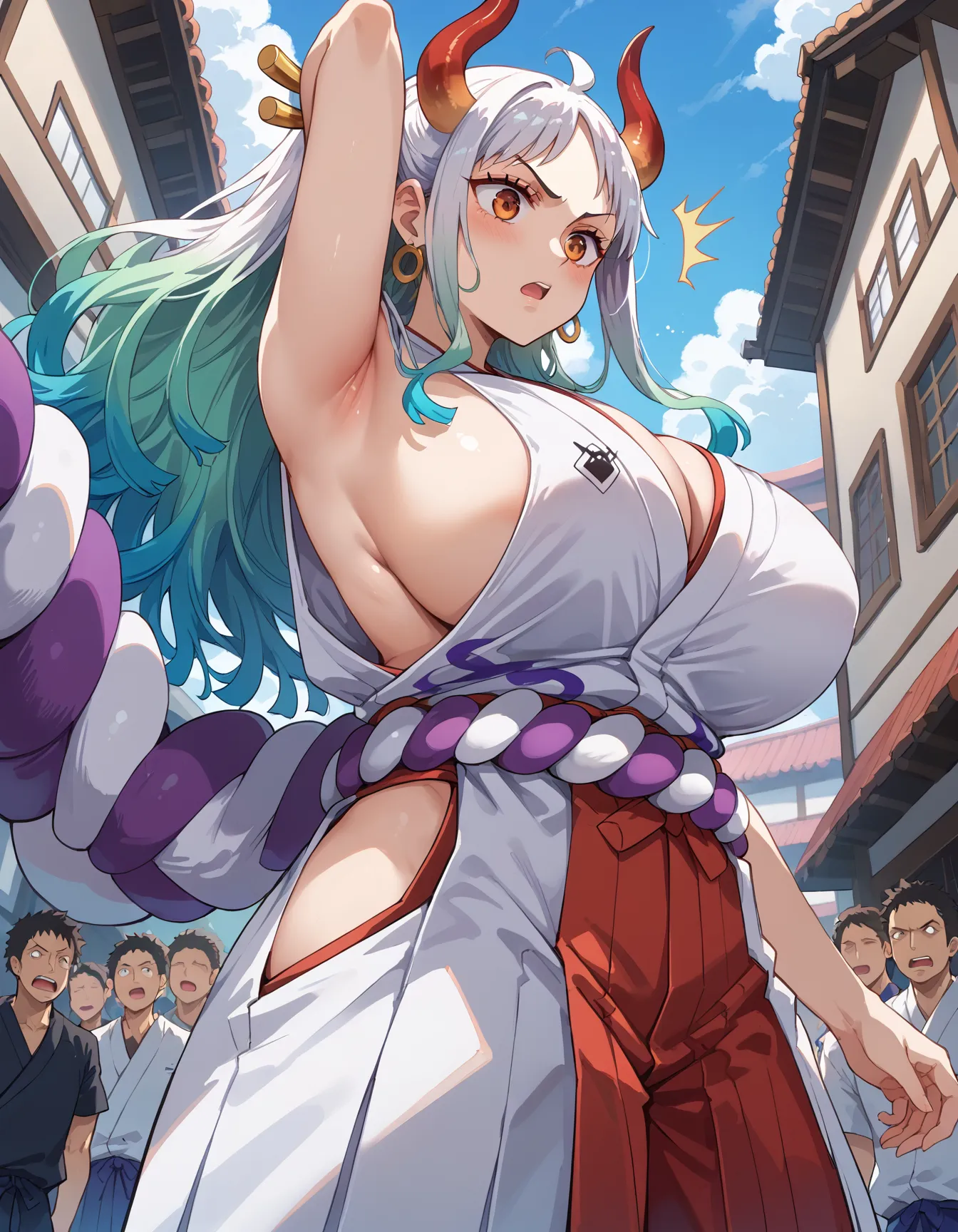 ワンピースに登場するヤマトのエッチ度増し増しなAI画像500枚まとめ！の35枚目の画像です。