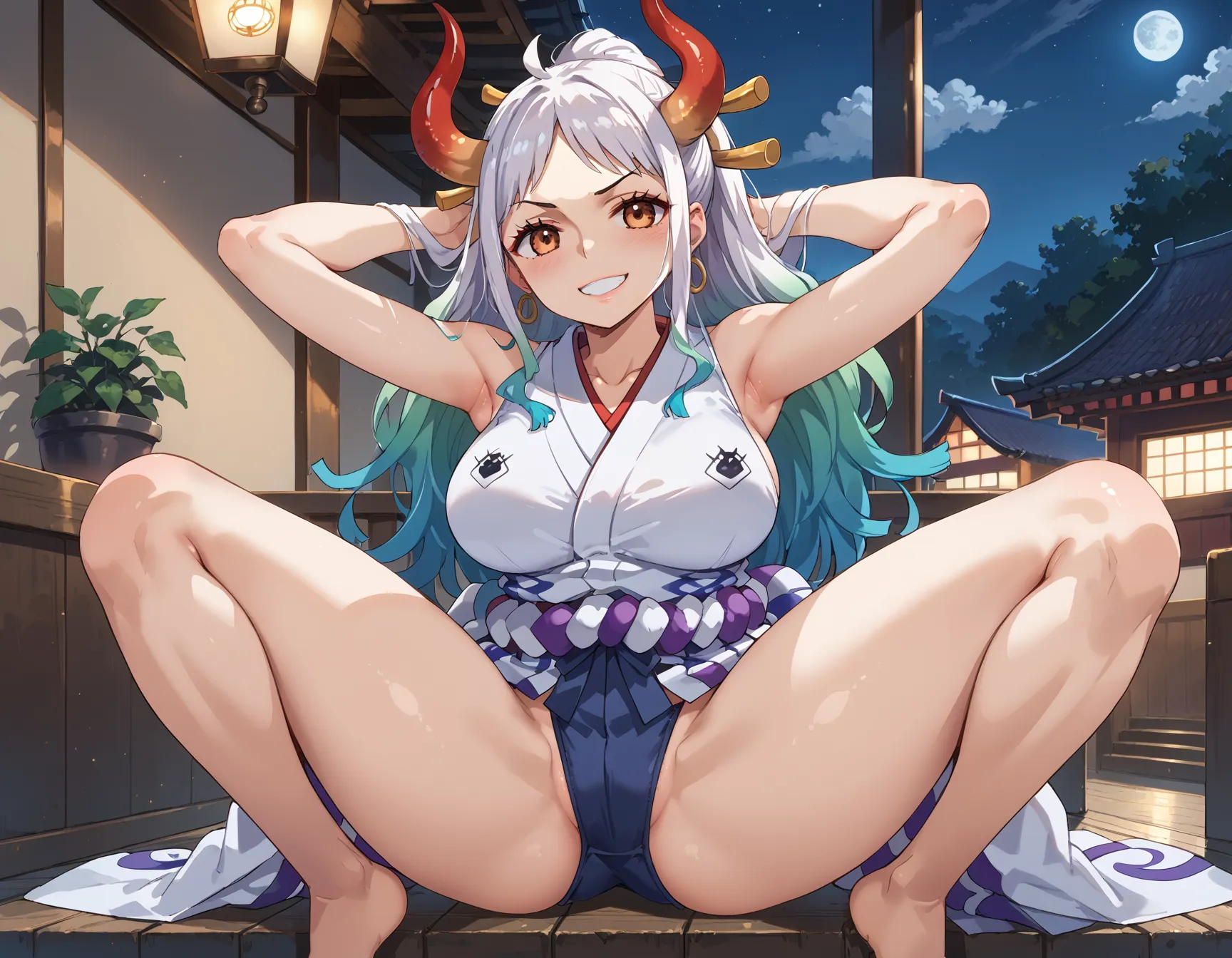 ワンピースに登場するヤマトのエッチ度増し増しなAI画像500枚まとめ！(10ページ目)の19枚目の画像です。