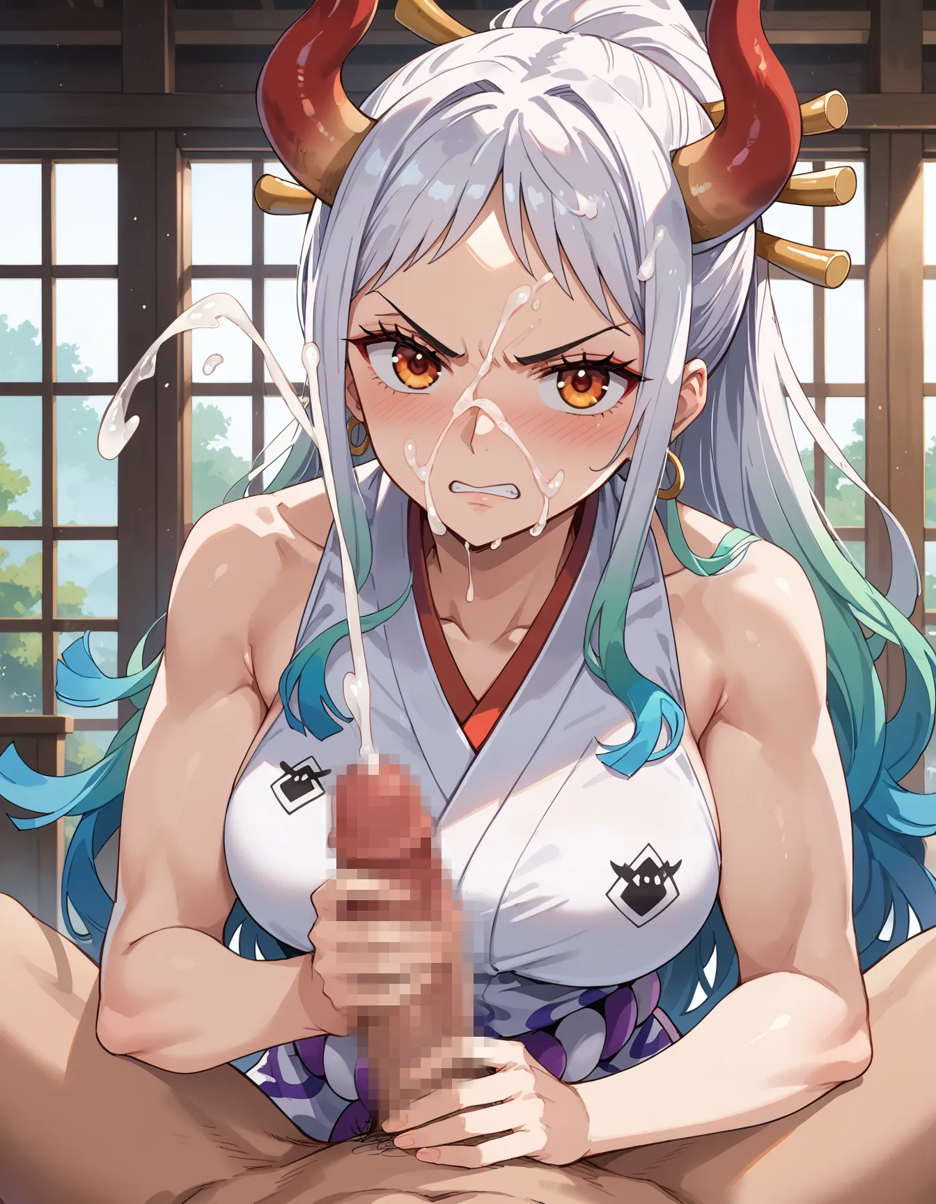 ワンピースに登場するヤマトのエッチ度増し増しなAI画像500枚まとめ！(10ページ目)の27枚目の画像です。