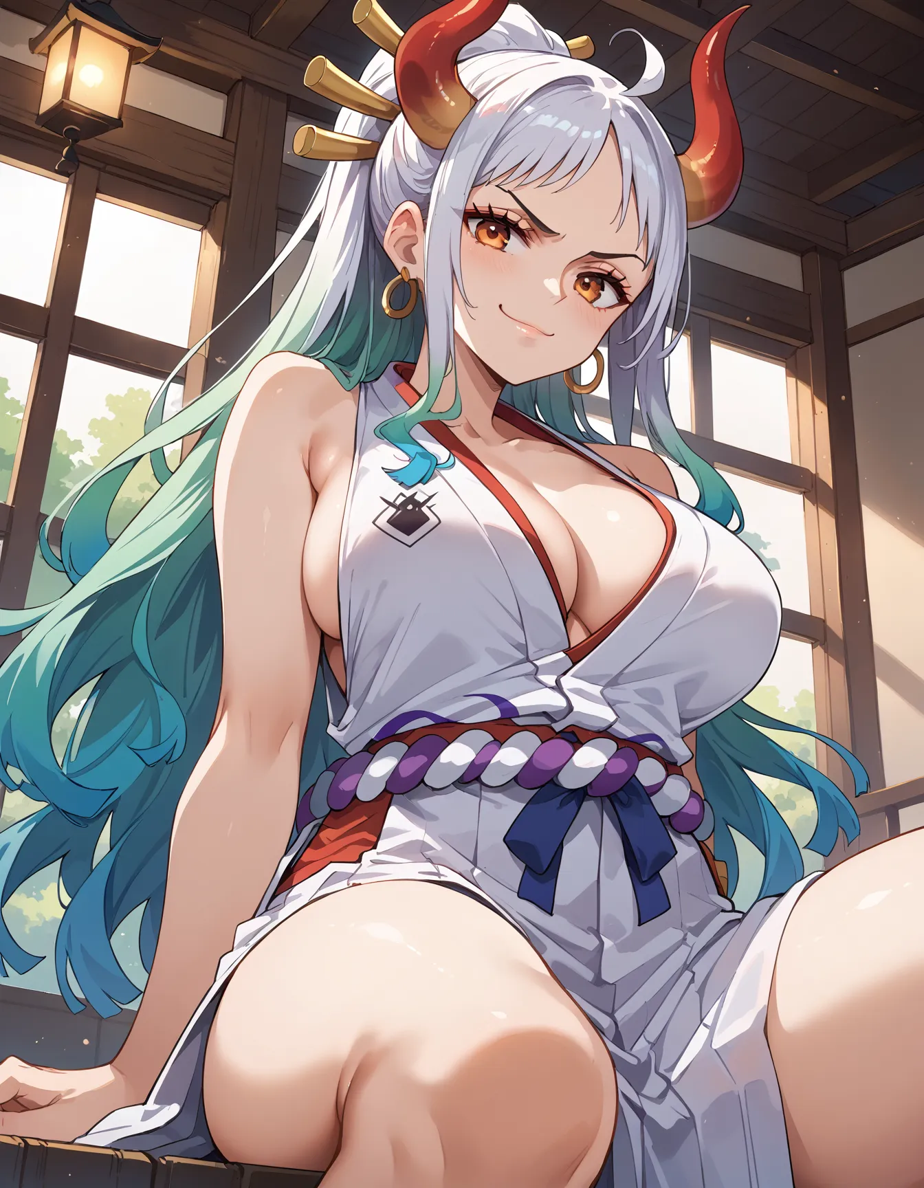 ワンピースに登場するヤマトのエッチ度増し増しなAI画像500枚まとめ！(12ページ目)の25枚目の画像です。