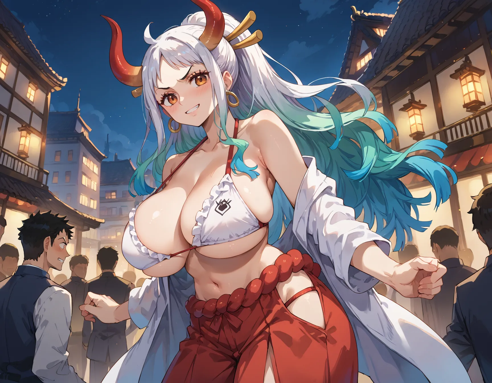 ワンピースに登場するヤマトのエッチ度増し増しなAI画像500枚まとめ！の15枚目の画像です。