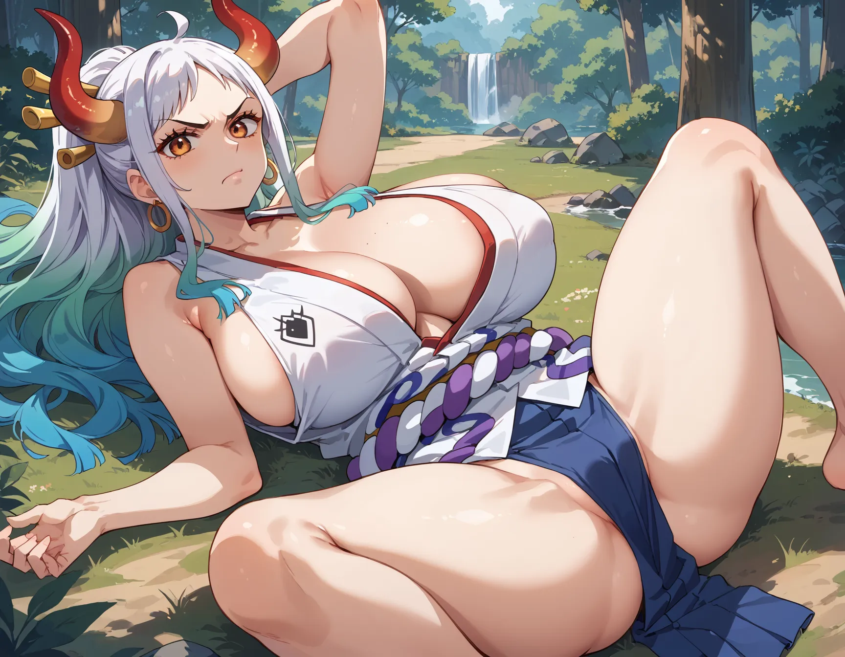 ワンピースに登場するヤマトのエッチ度増し増しなAI画像500枚まとめ！の18枚目の画像です。