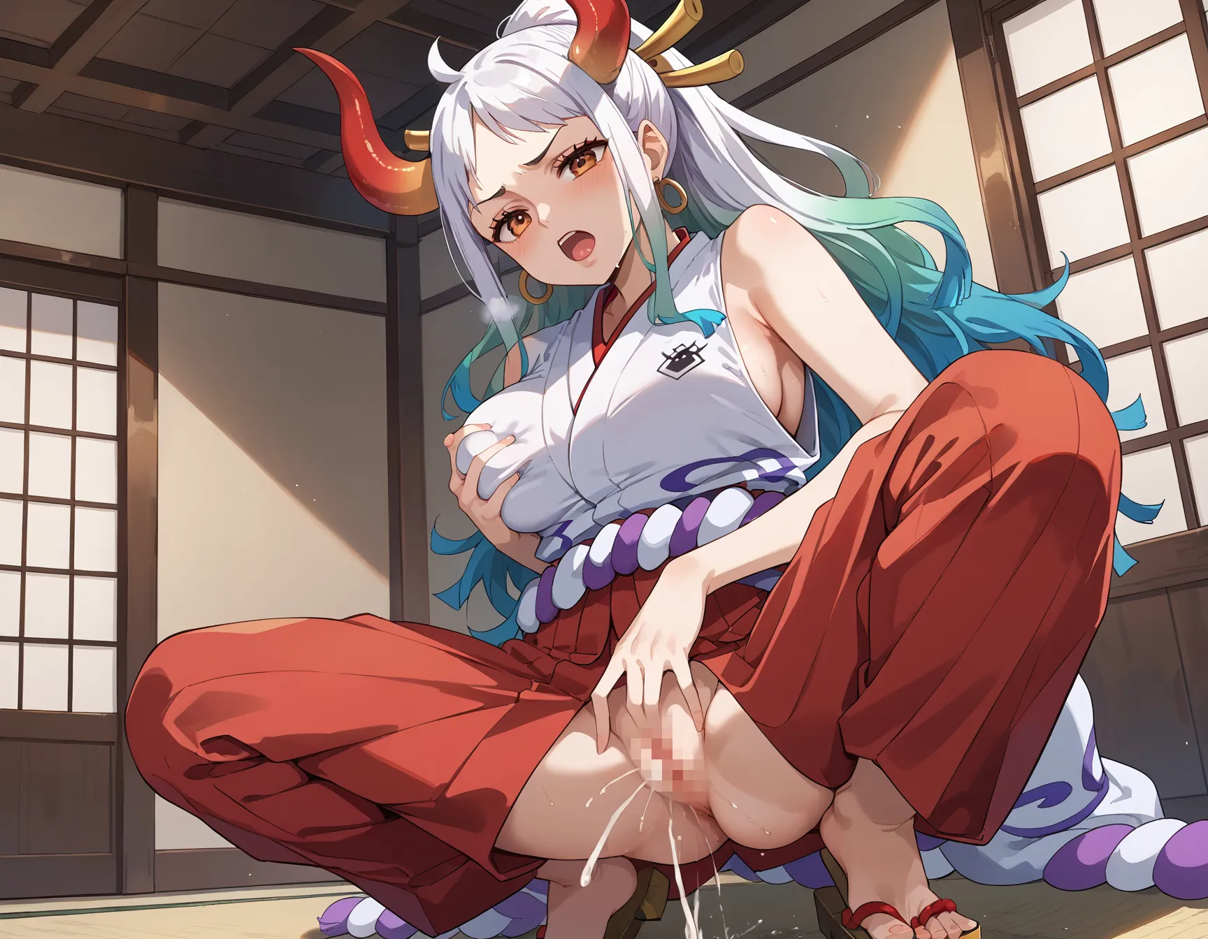 ワンピースに登場するヤマトのエッチ度増し増しなAI画像500枚まとめ！の19枚目の画像です。