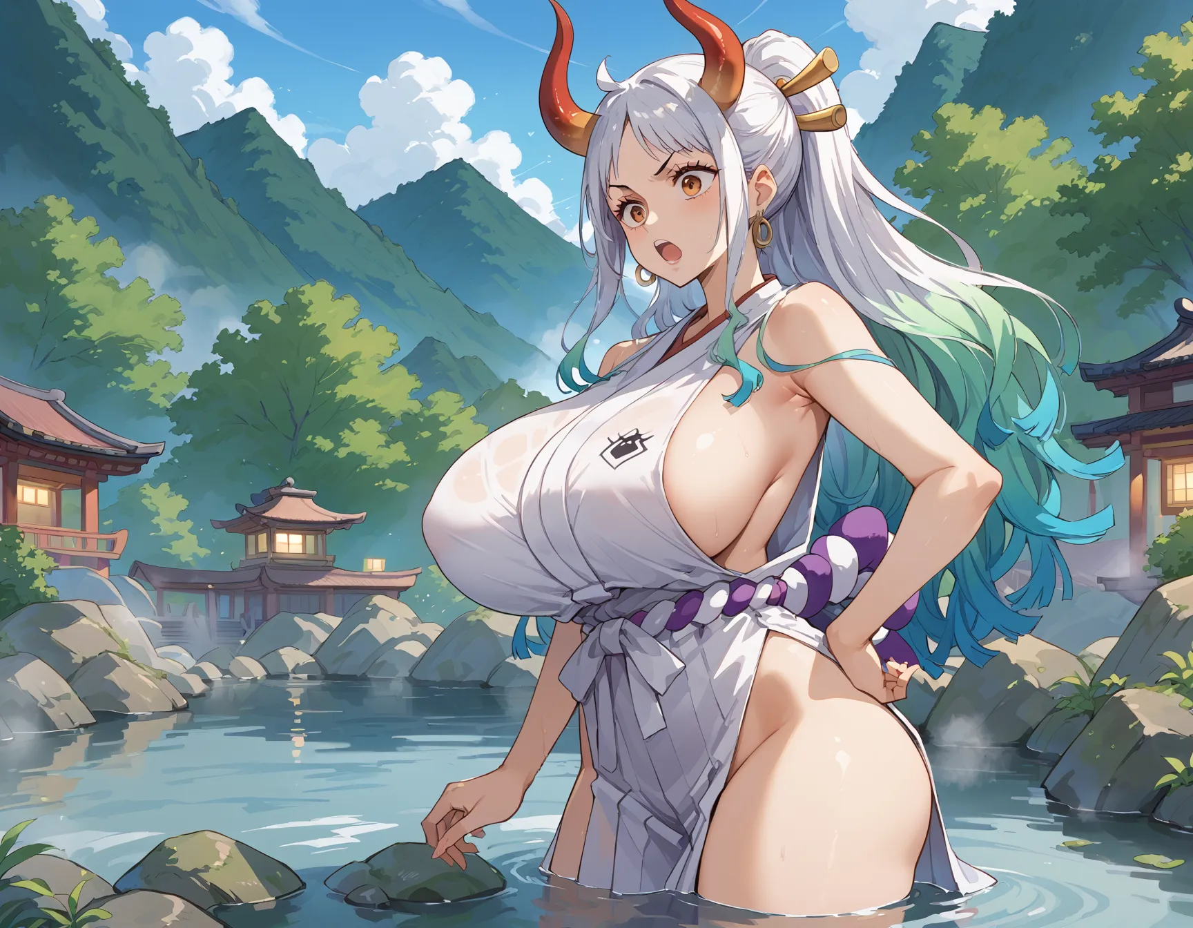 ワンピースに登場するヤマトのエッチ度増し増しなAI画像500枚まとめ！の27枚目の画像です。