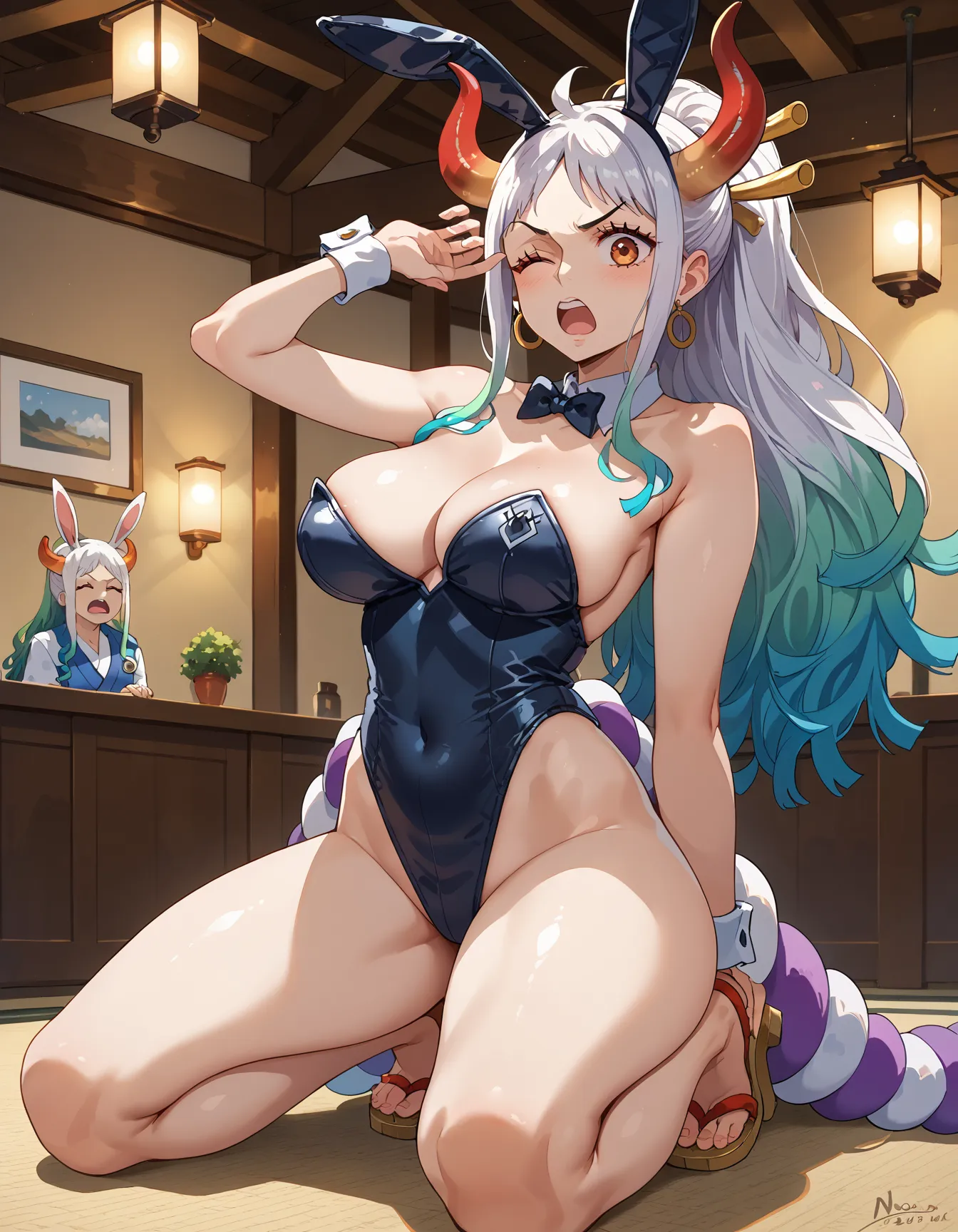 ワンピースに登場するヤマトのエッチ度増し増しなAI画像500枚まとめ！(6ページ目)の40枚目の画像です。