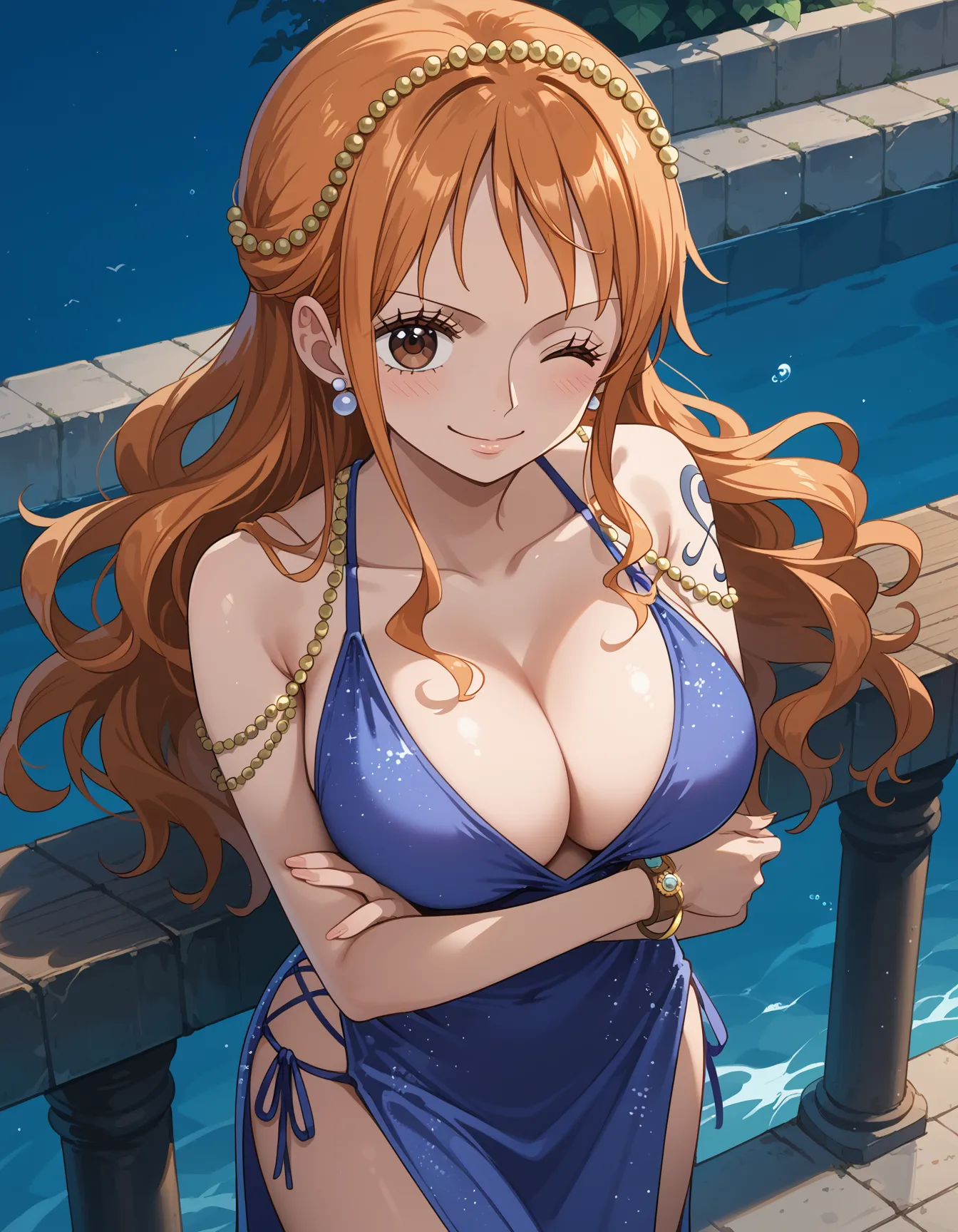 ワンピースに登場するナミちゃんのエッチなAI画像500枚！(8ページ目)の17枚目の画像です。