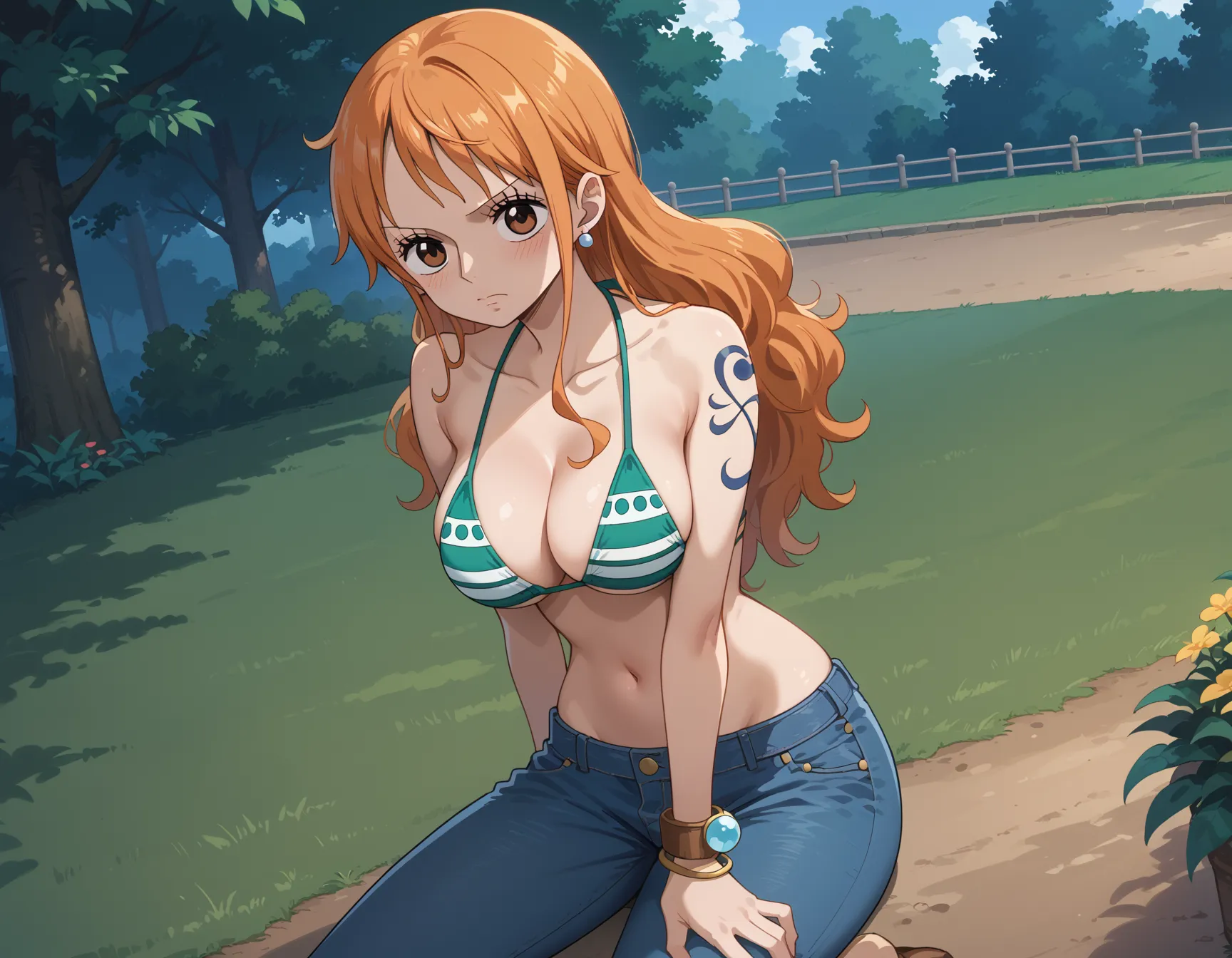 ワンピースに登場するナミちゃんのエッチなAI画像500枚！(10ページ目)の8枚目の画像です。
