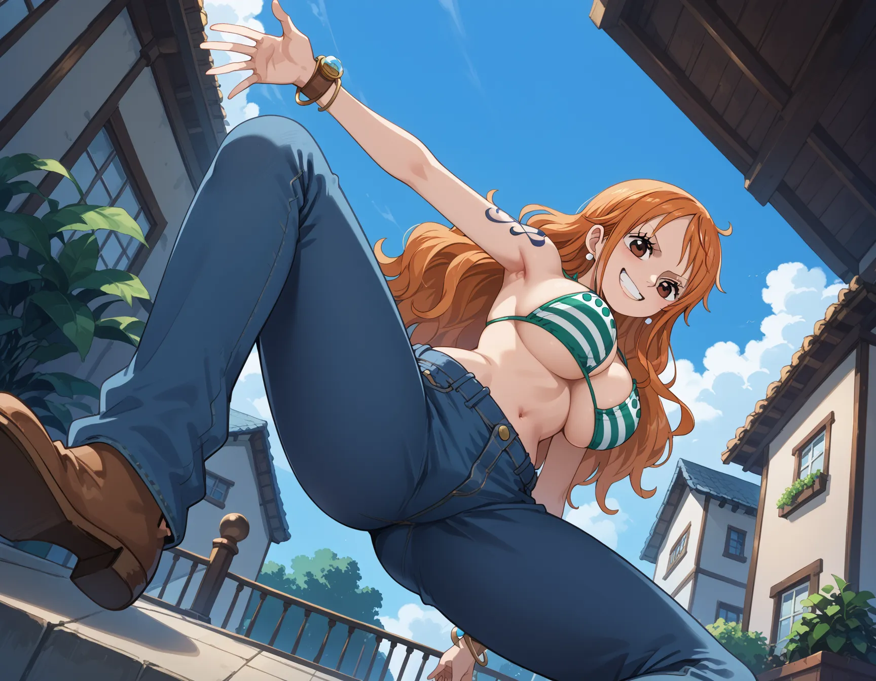 ワンピースに登場するナミちゃんのエッチなAI画像500枚！(10ページ目)の22枚目の画像です。