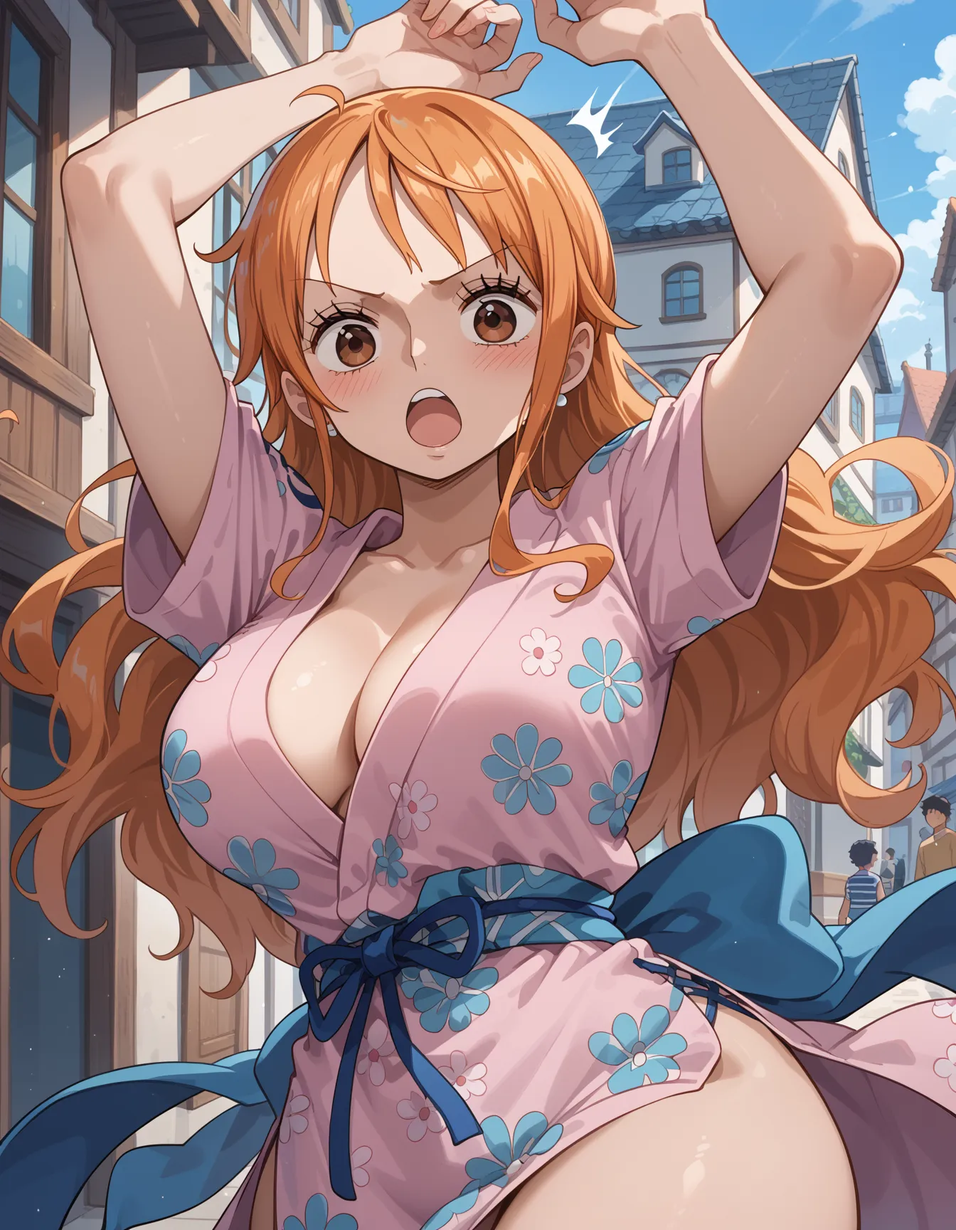 ワンピースに登場するナミちゃんのエッチなAI画像500枚！(10ページ目)の35枚目の画像です。