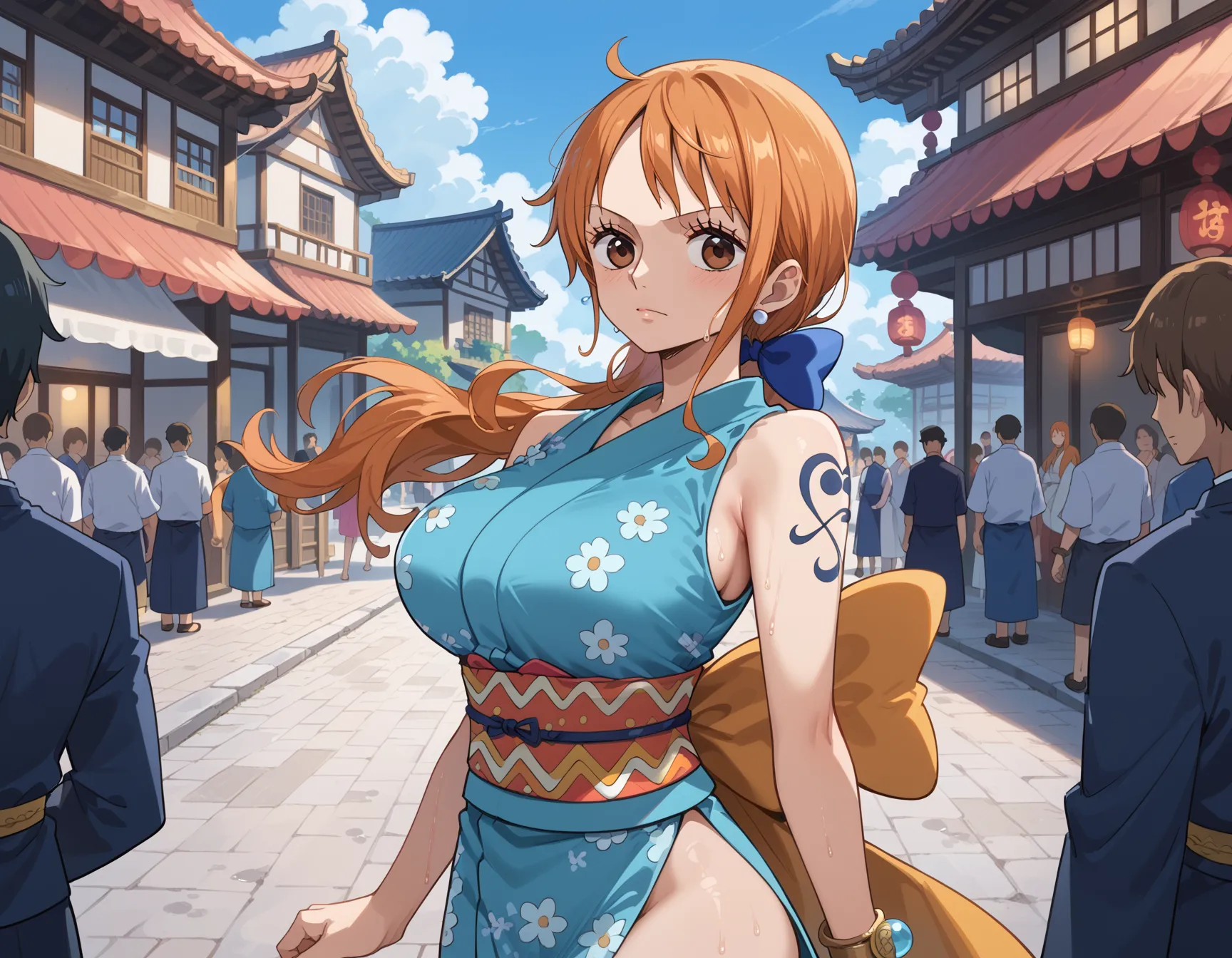 【ナミエロ画像】ワンピースに登場するナミちゃんのエッチなAI画像500枚！(10ページ目)_次ページのエロ画像