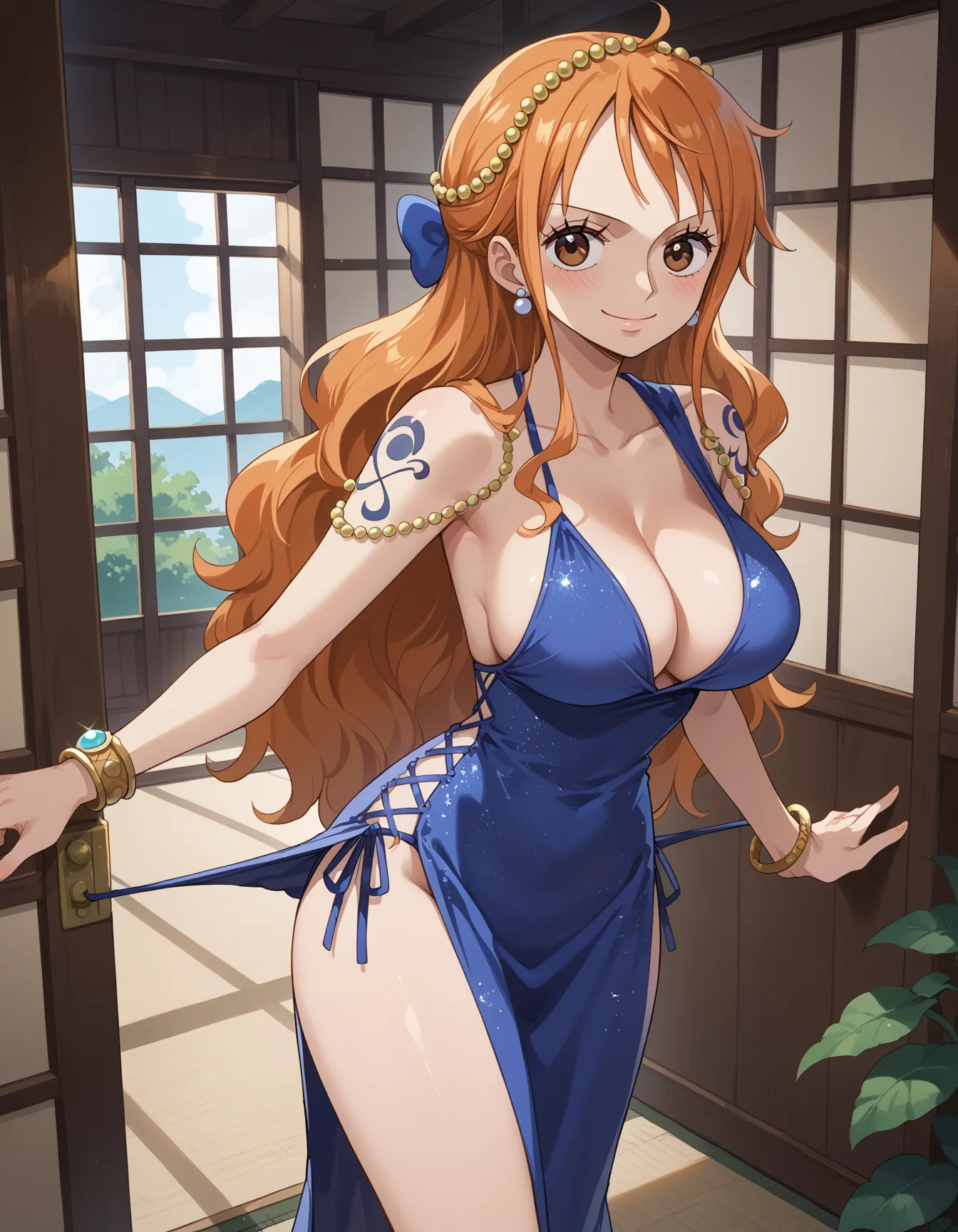 ワンピースに登場するナミちゃんのエッチなAI画像500枚！(11ページ目)の35枚目の画像です。