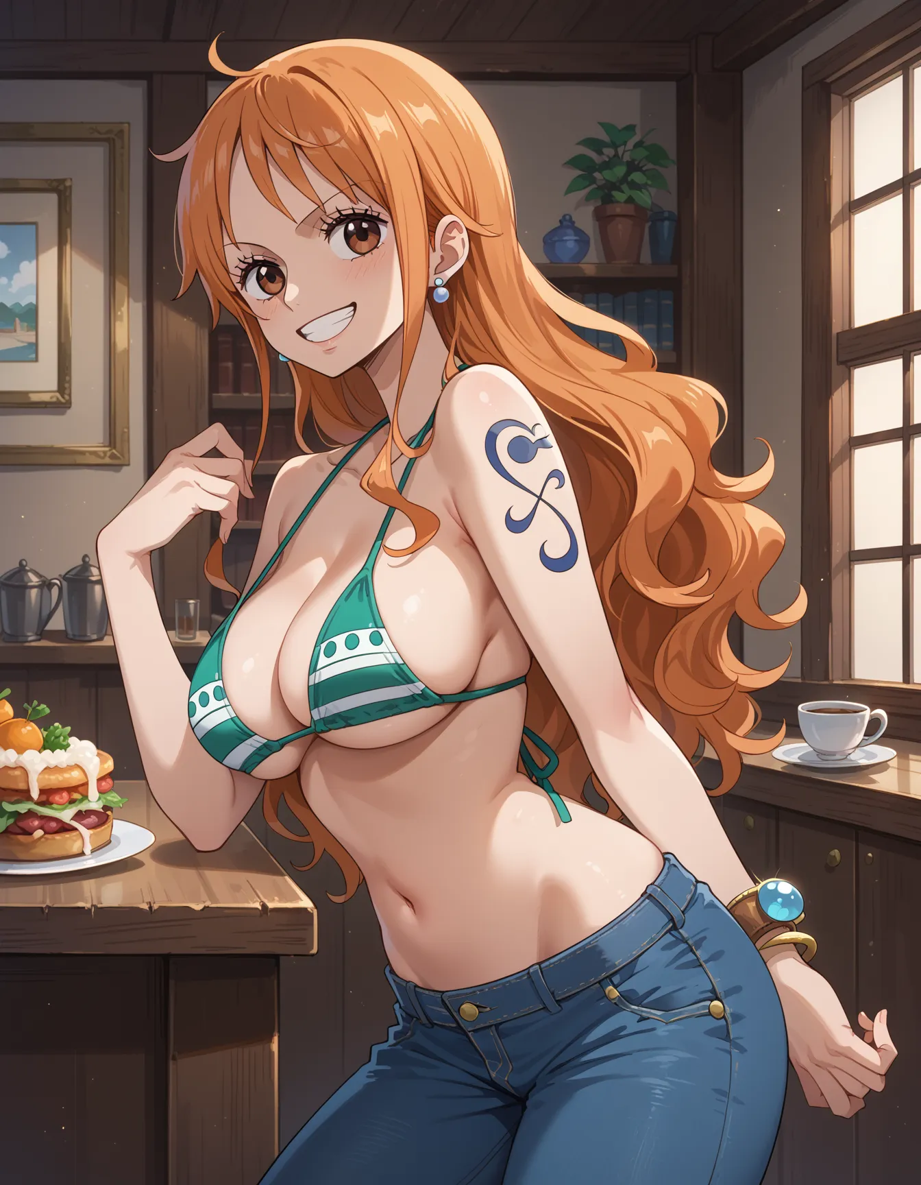 ワンピースに登場するナミちゃんのエッチなAI画像500枚！(12ページ目)の16枚目の画像です。