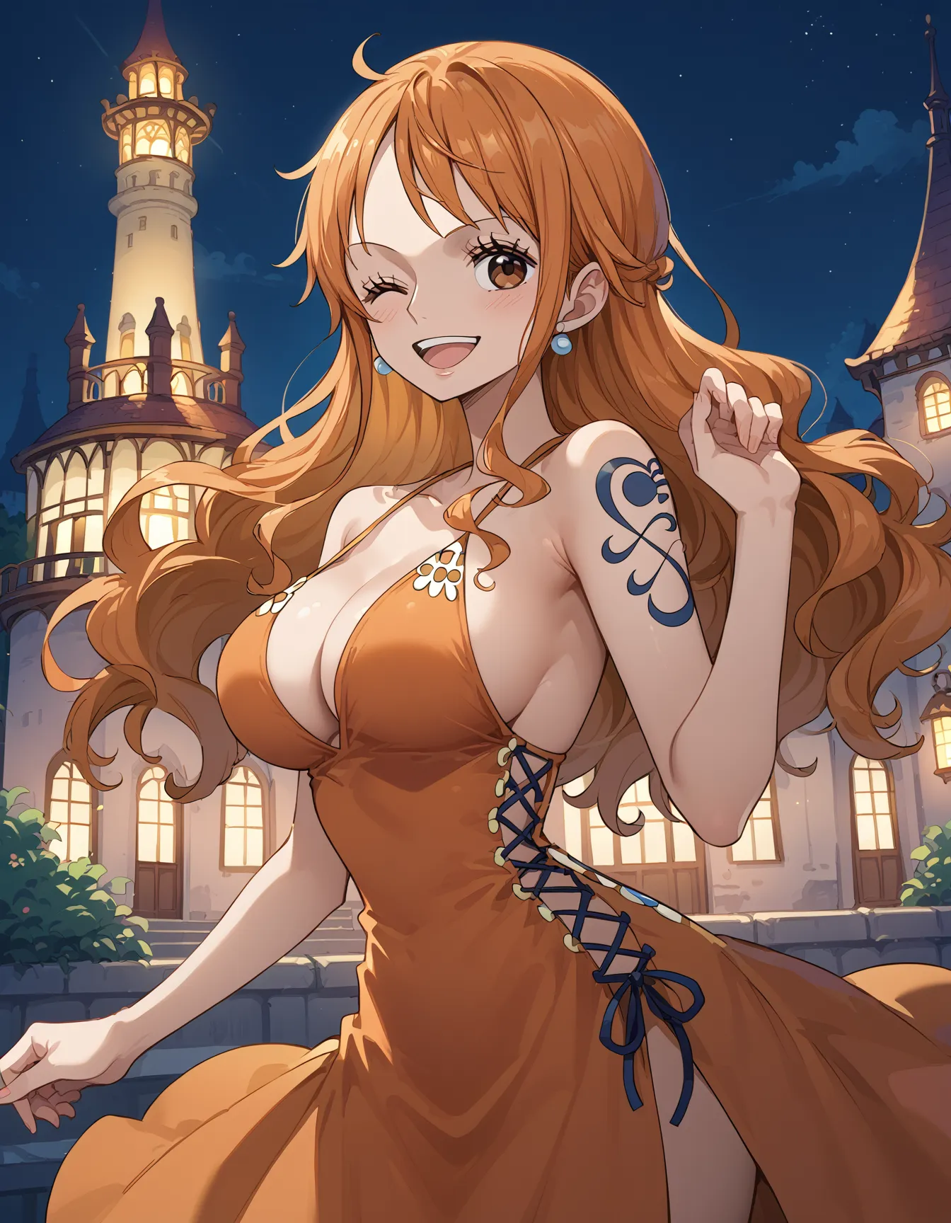 ワンピースに登場するナミちゃんのエッチなAI画像500枚！(12ページ目)の18枚目の画像です。