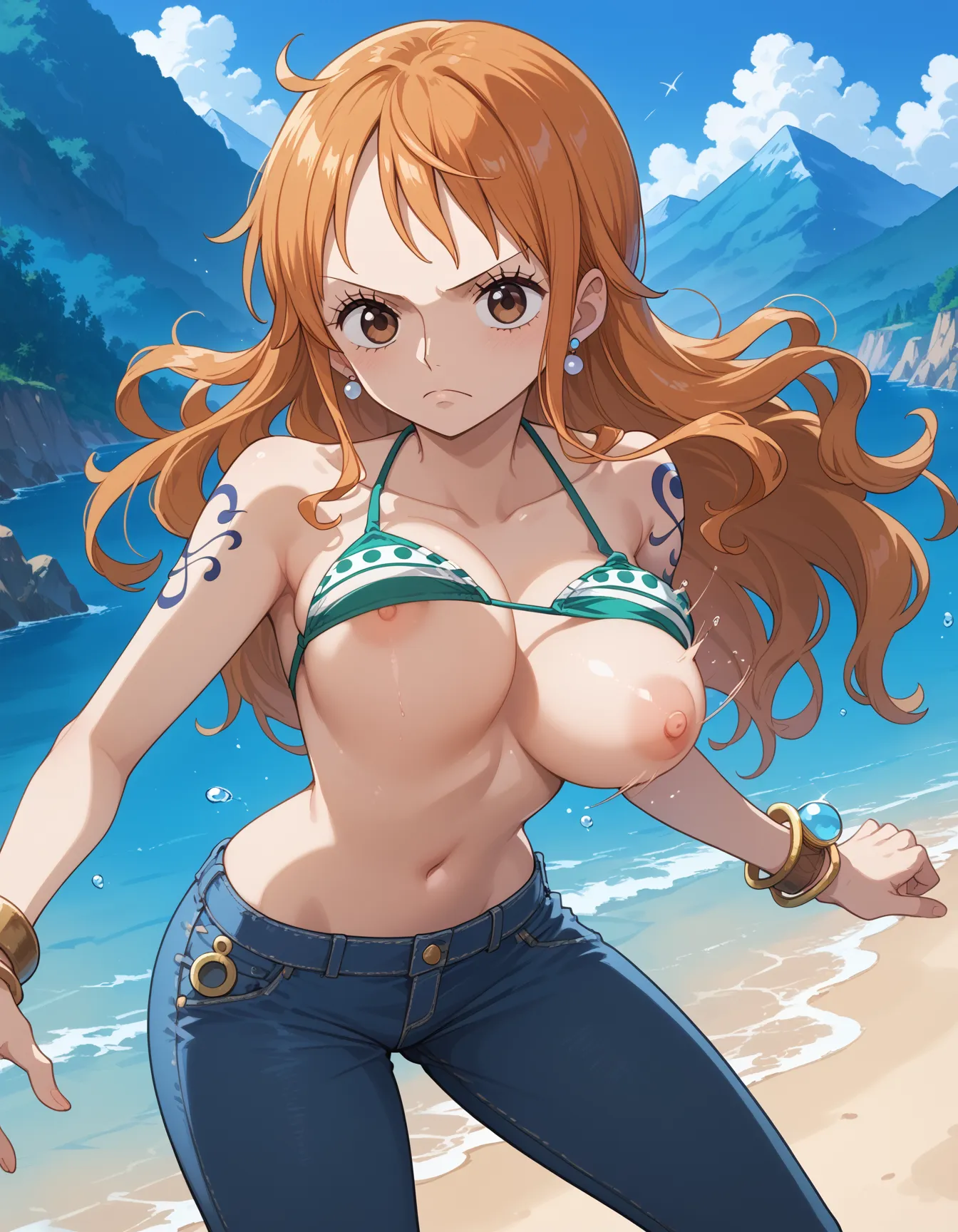 ワンピースに登場するナミちゃんのエッチなAI画像500枚！(12ページ目)の19枚目の画像です。