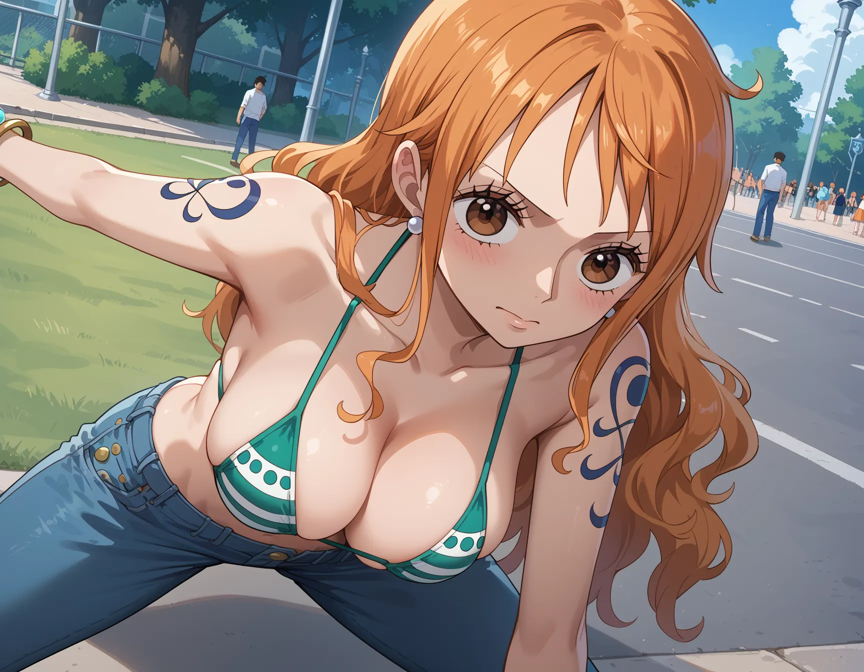 ワンピースに登場するナミちゃんのエッチなAI画像500枚！(12ページ目)の25枚目の画像です。