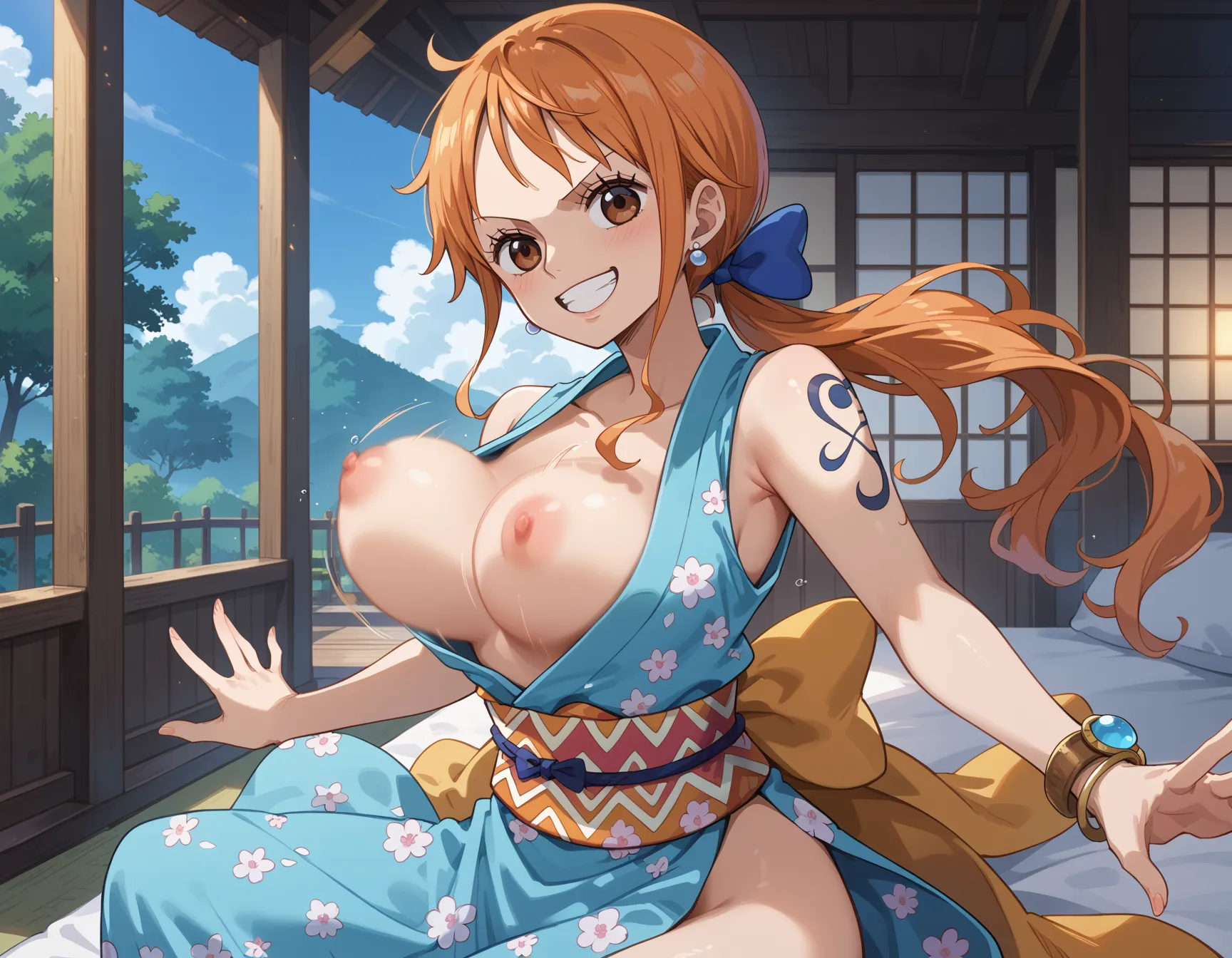ワンピースに登場するナミちゃんのエッチなAI画像500枚！(12ページ目)の32枚目の画像です。