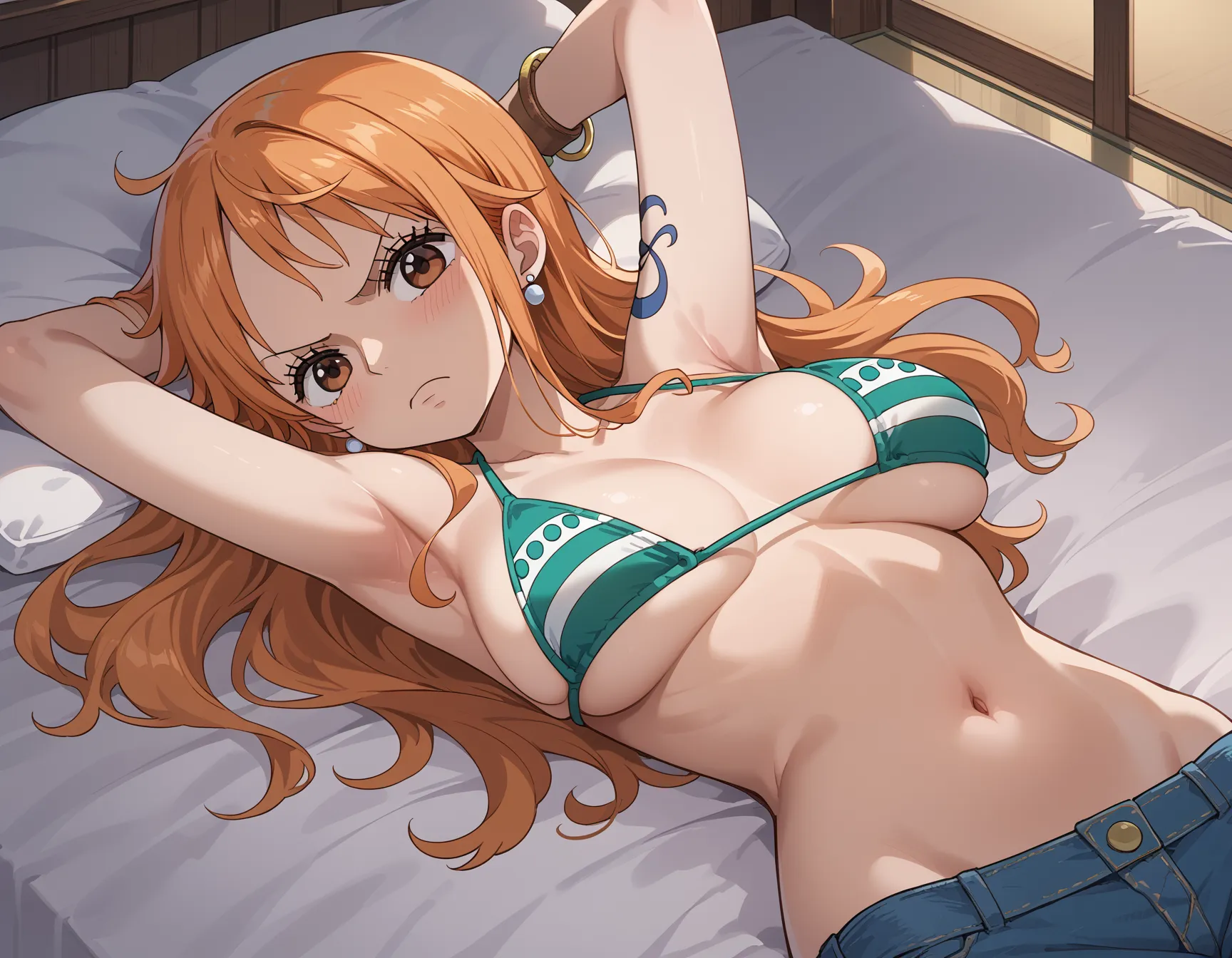 ワンピースに登場するナミちゃんのエッチなAI画像500枚！(3ページ目)の12枚目の画像です。
