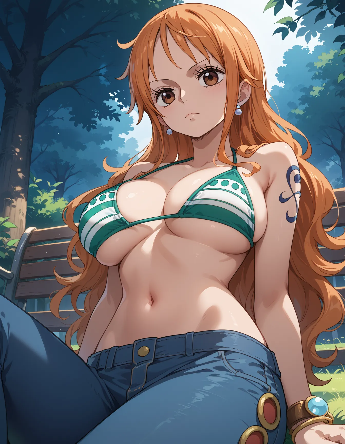 ワンピースに登場するナミちゃんのエッチなAI画像500枚！(4ページ目)の2枚目の画像です。